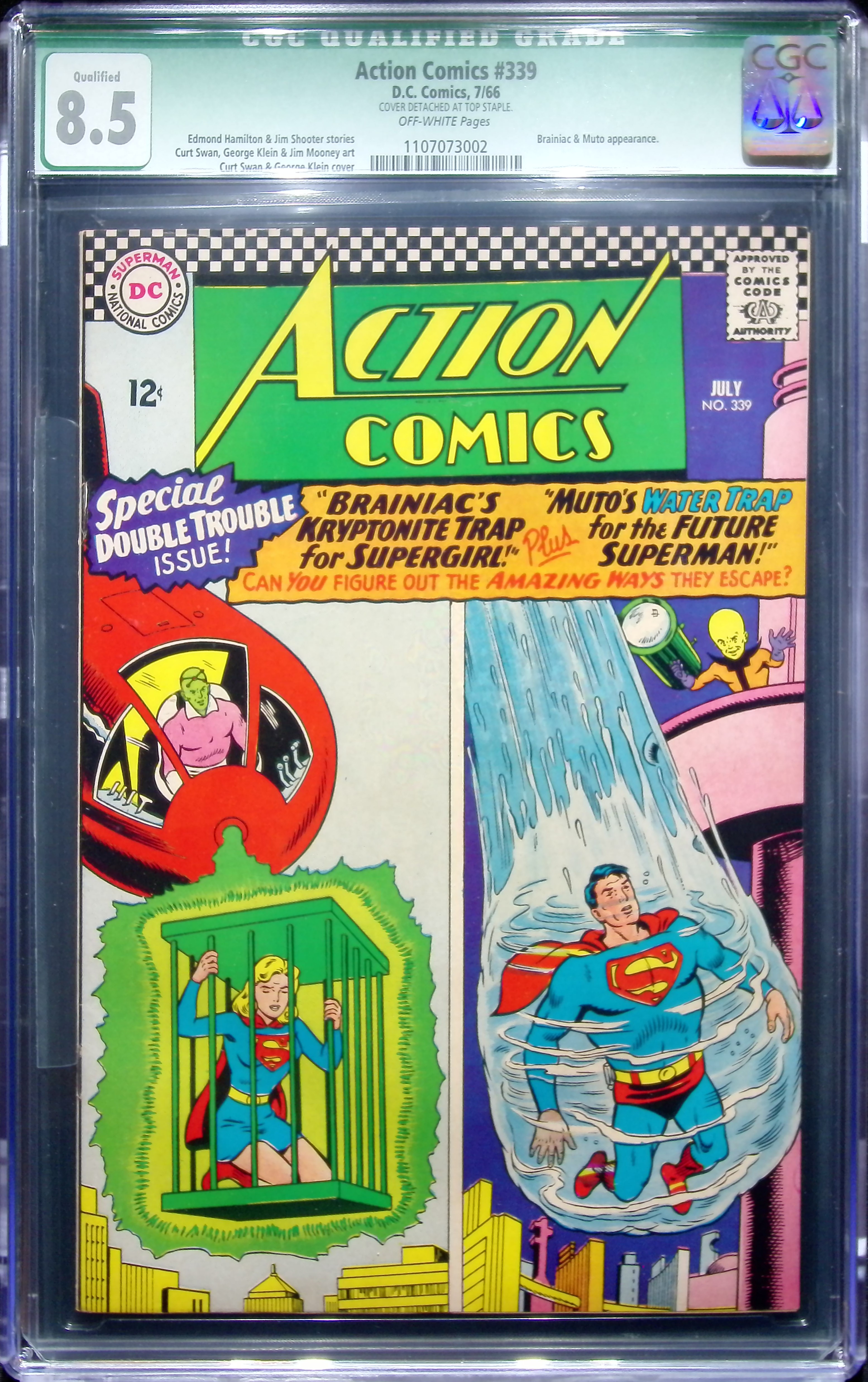 1966 Action Comics #339 CGC 8.5 DC Comics
