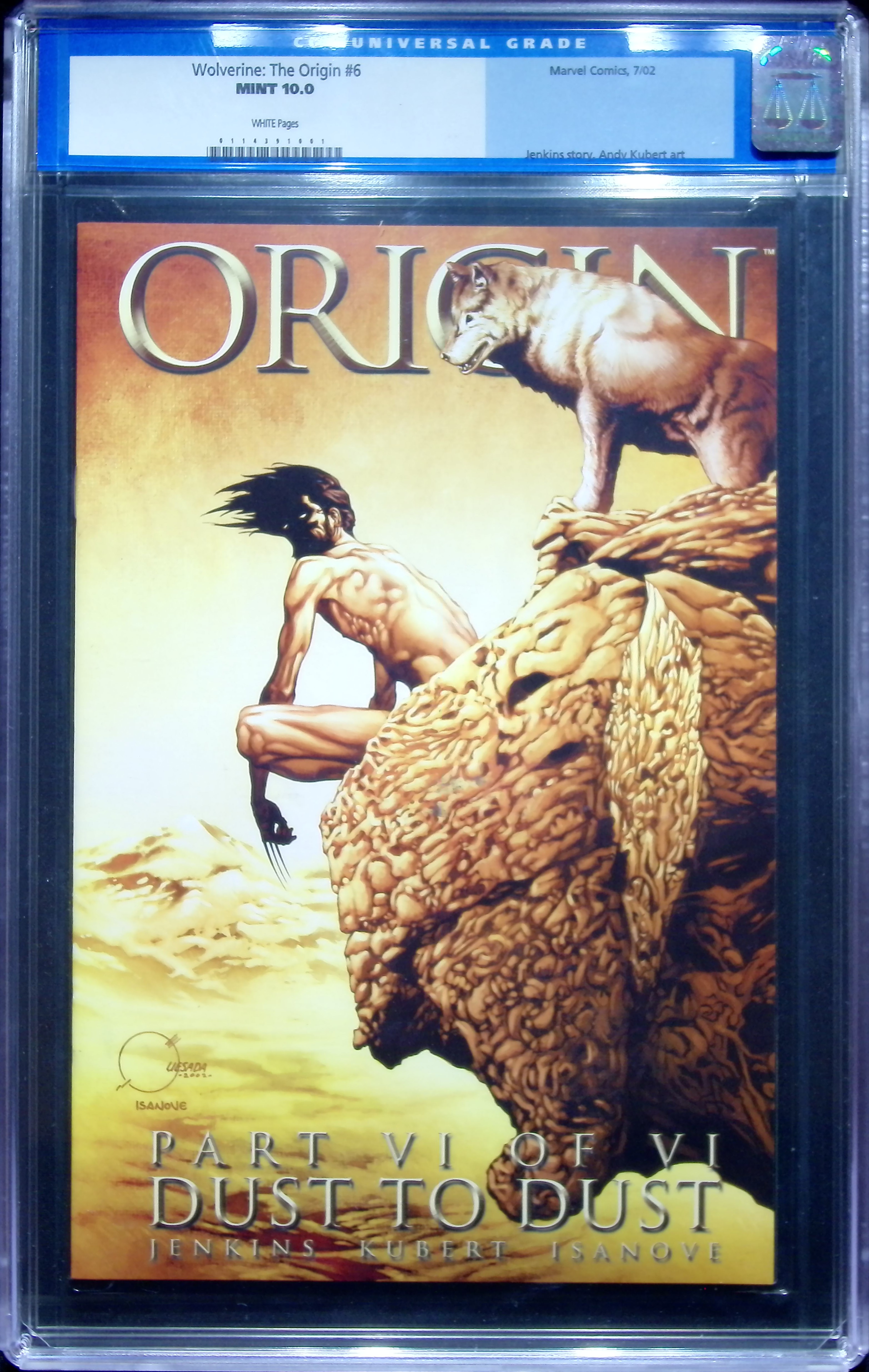 2002 Wolverine: The Origin #6 CGC 10 Marvel Comics