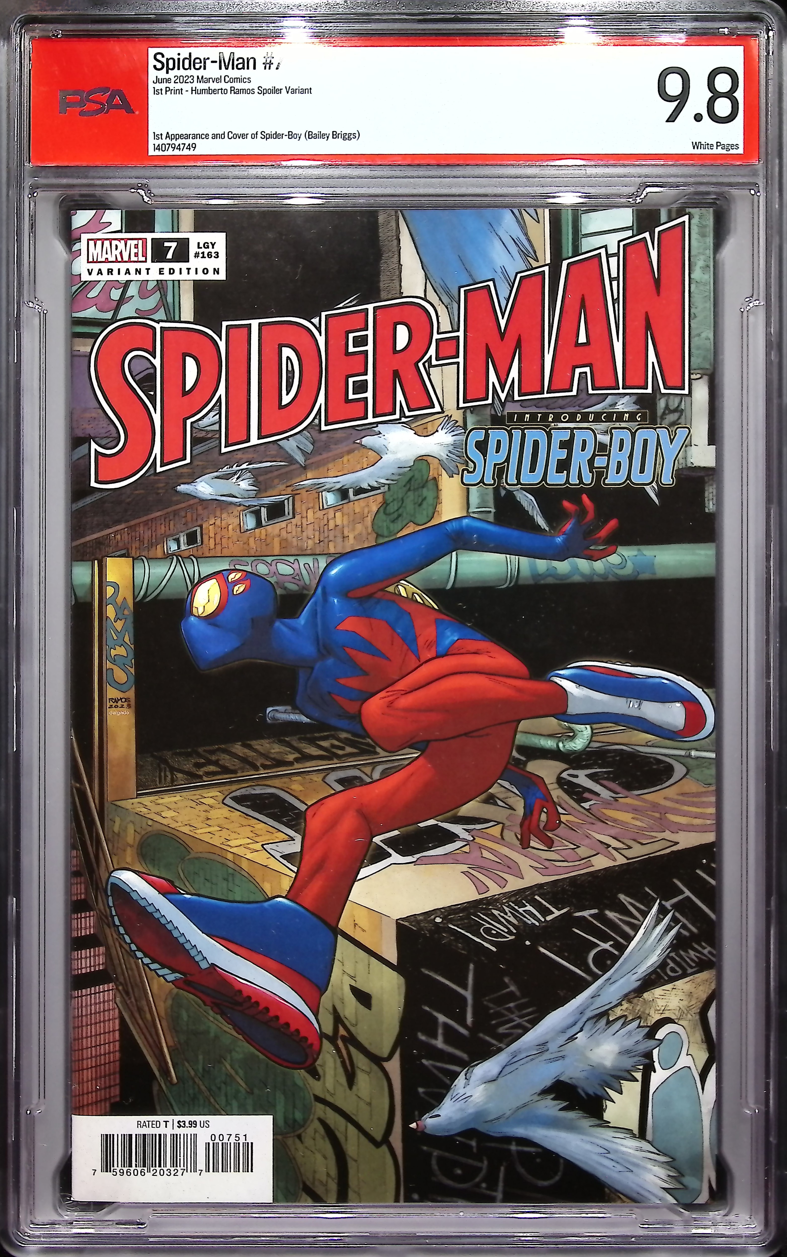 2023 Spider-Man #7 PSA 9.8 Marvel Comics