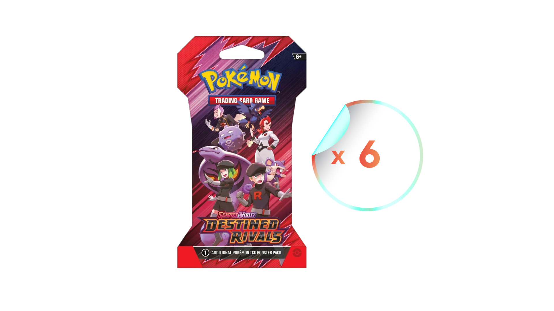 X6 Destined Rivals Sleeved Booster Pack
