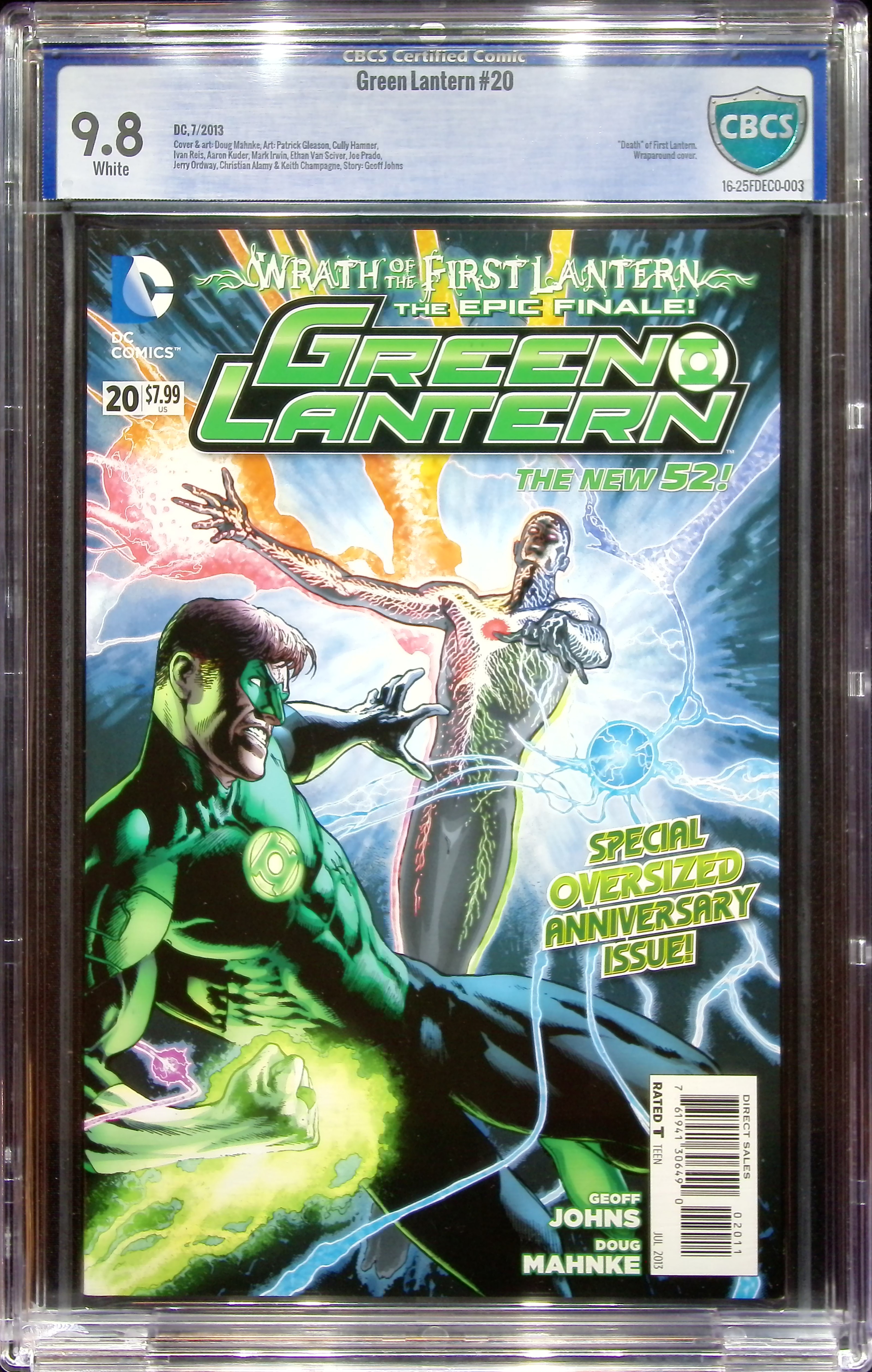 2013 Green Lantern #20 CBCS 9.8 DC Comics