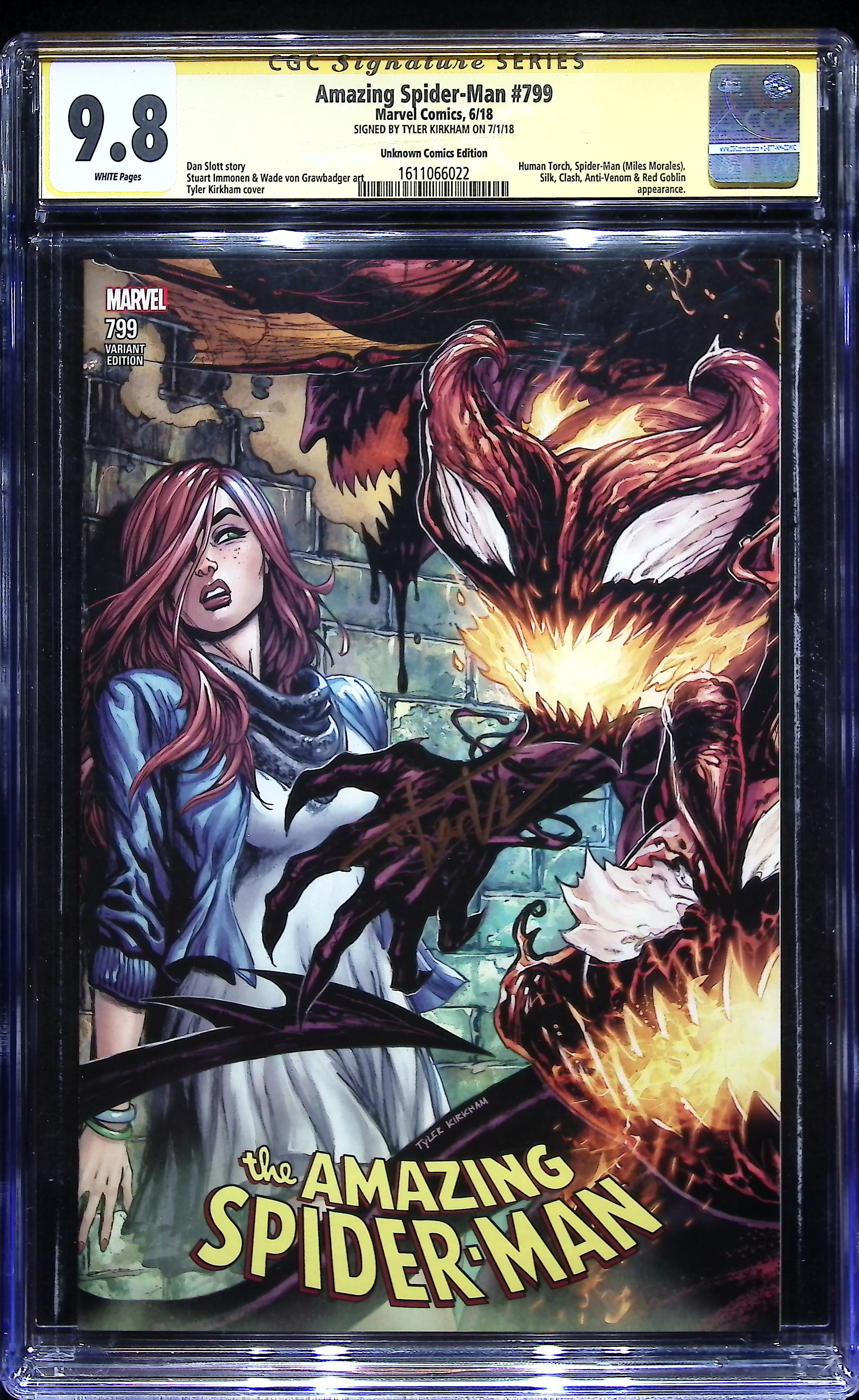 2018 Amazing Spider-Man #799 CGC 9.8 Marvel Comics