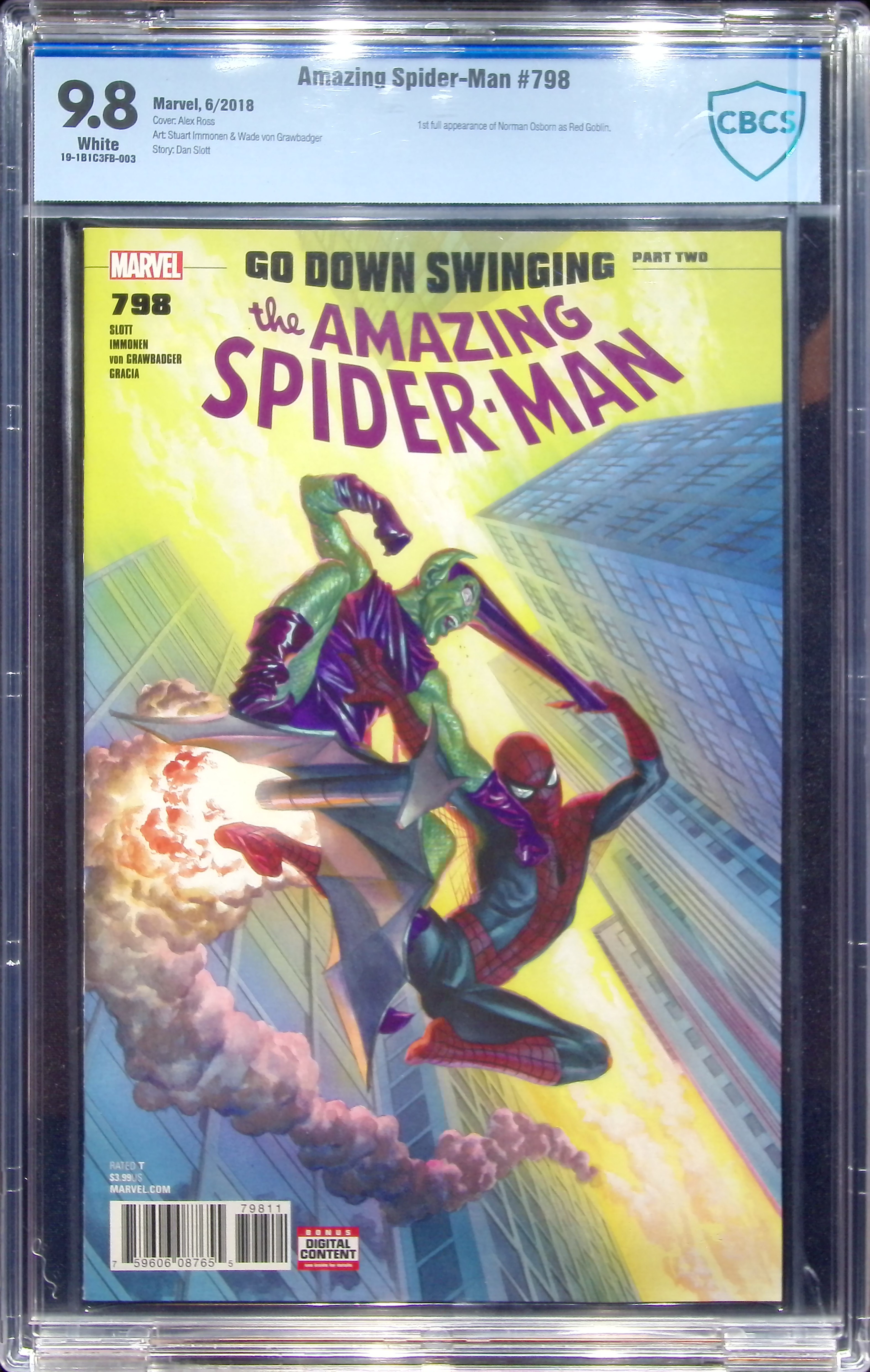 2018 Amazing Spider-Man #798 CBCS 9.8 Marvel Comics
