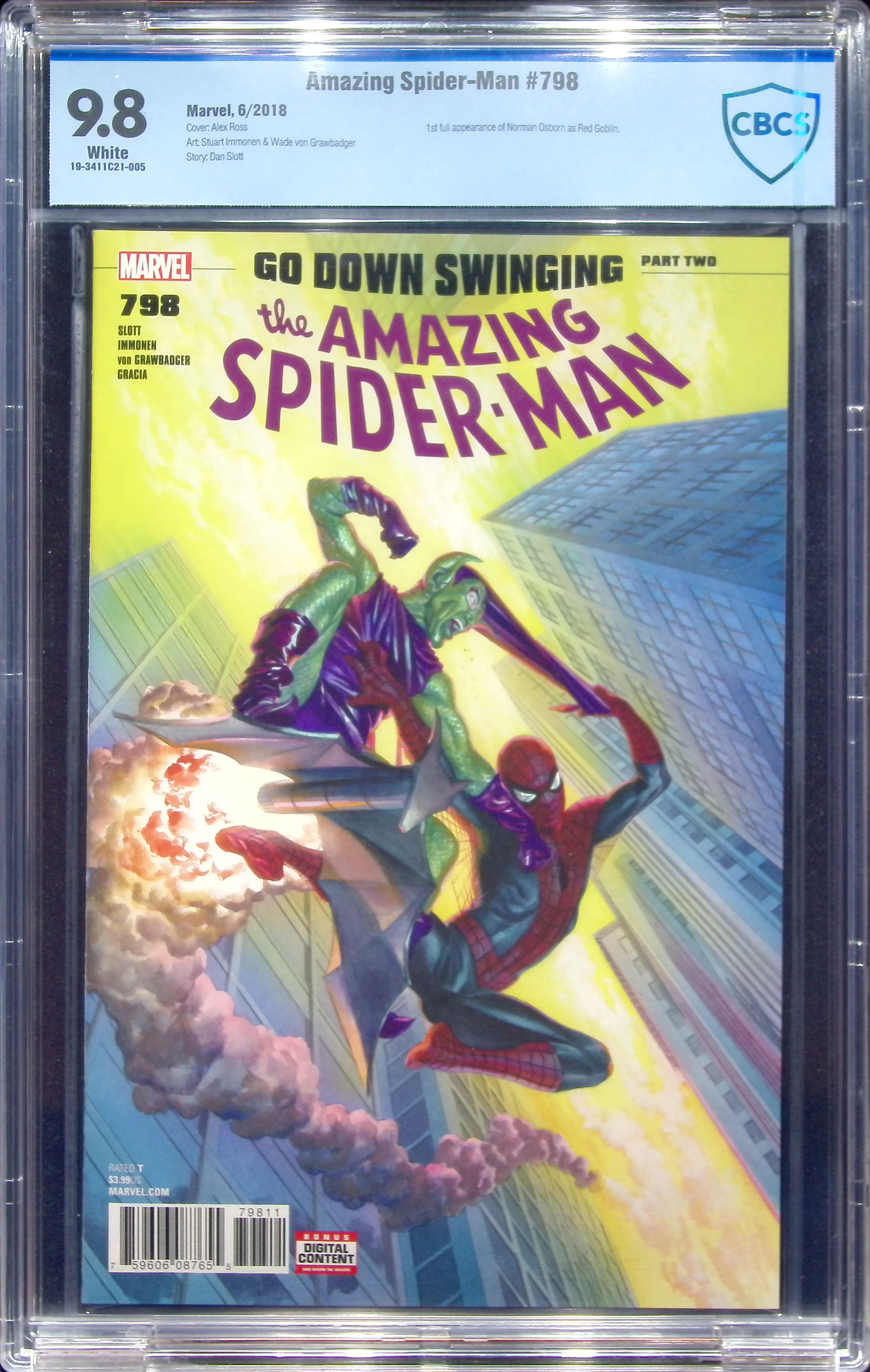 2018 Amazing Spider-Man #798 CBCS 9.8 Marvel Comics