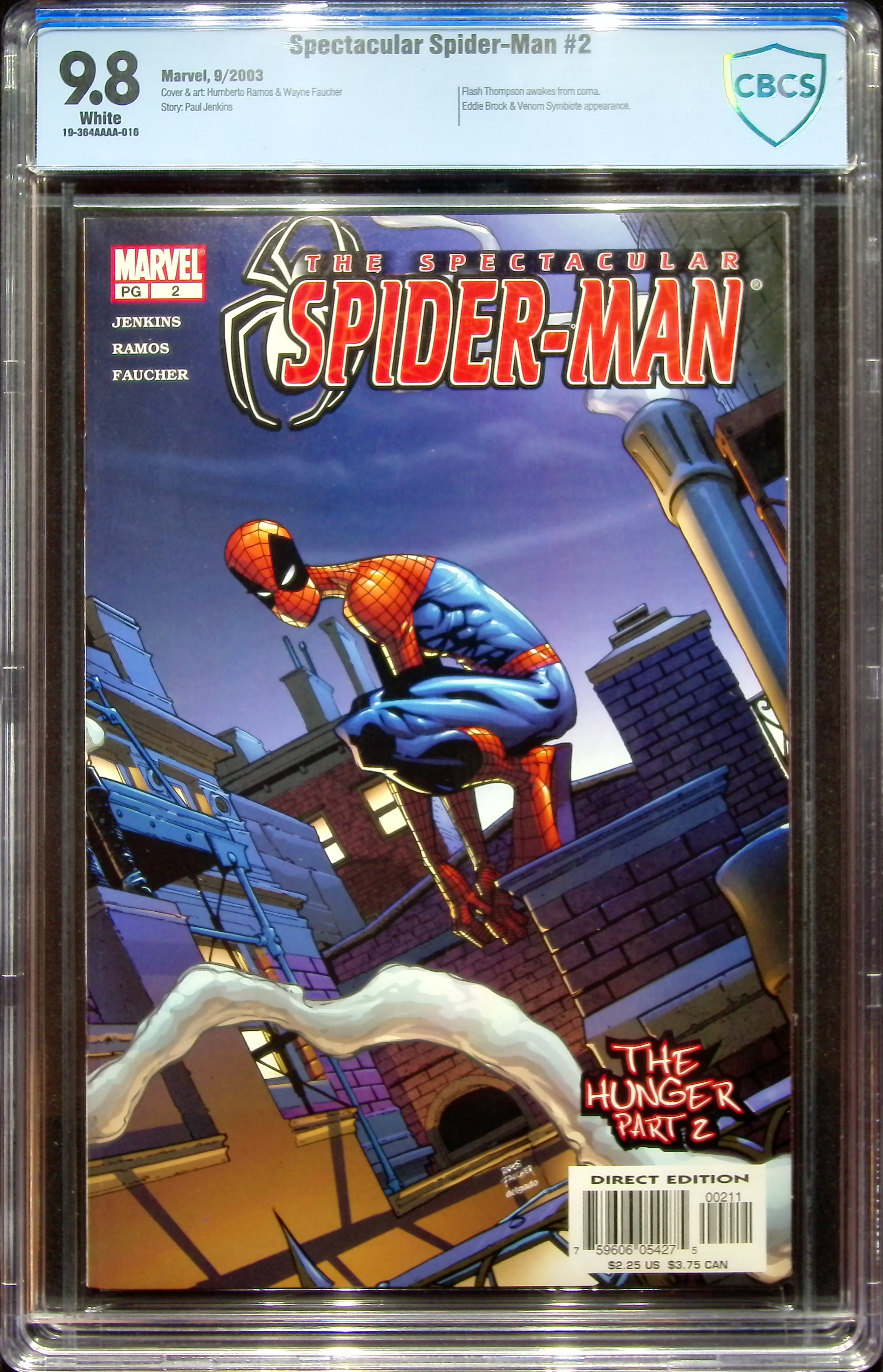 2003 Spectacular Spider-Man #2 CBCS 9.8 Marvel Comics