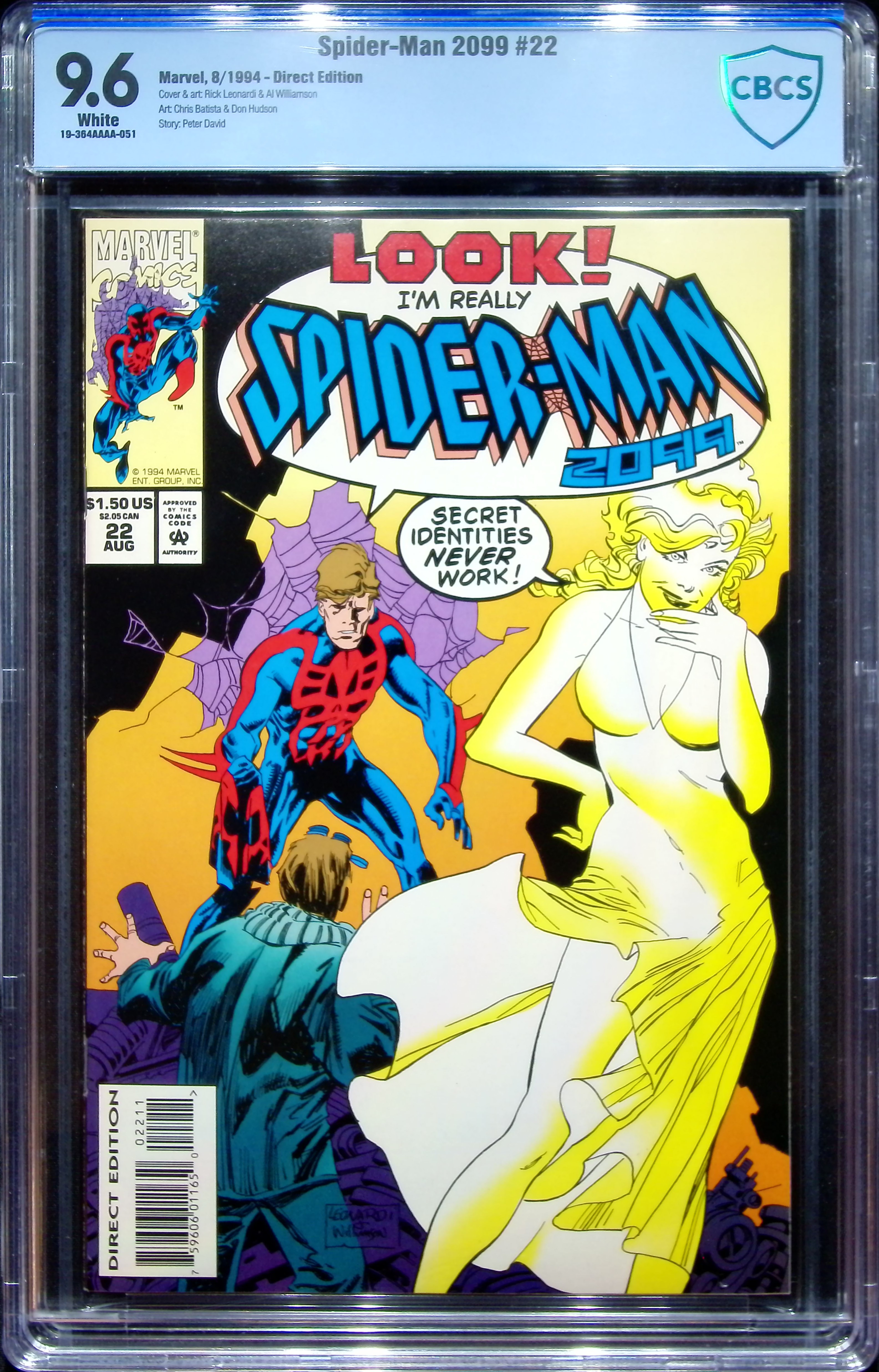 1994 Spider-Man 2099 #22 CBCS 9.6 Marvel Comics