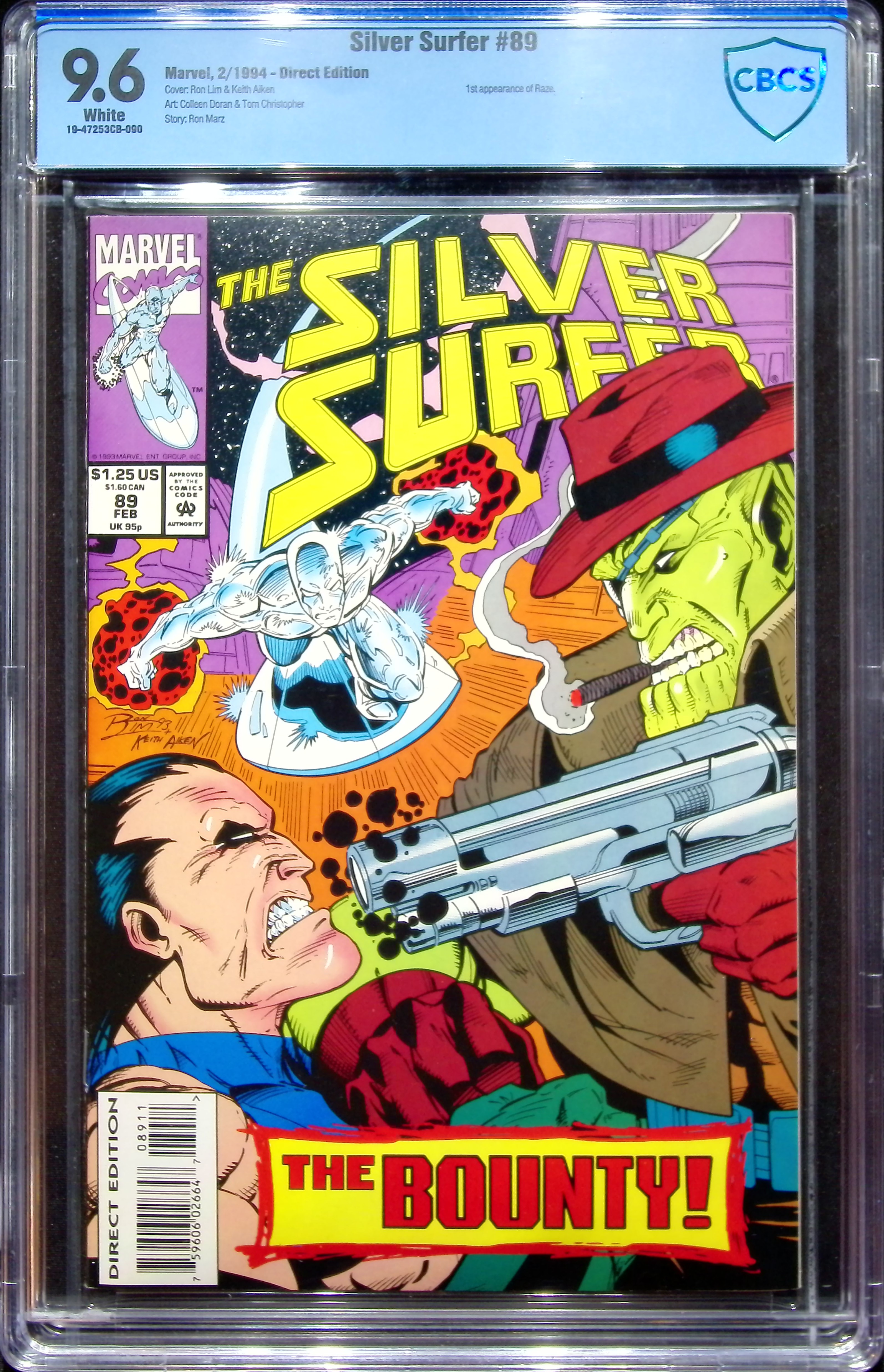 1994 Silver Surfer #89 CBCS 9.6 Marvel Comics