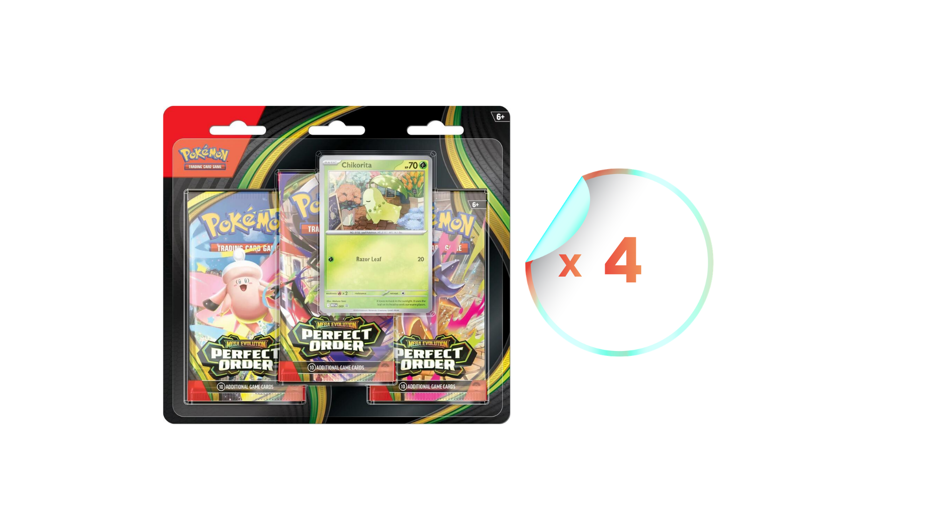 X4 Perfect Order 3 Pack Blister