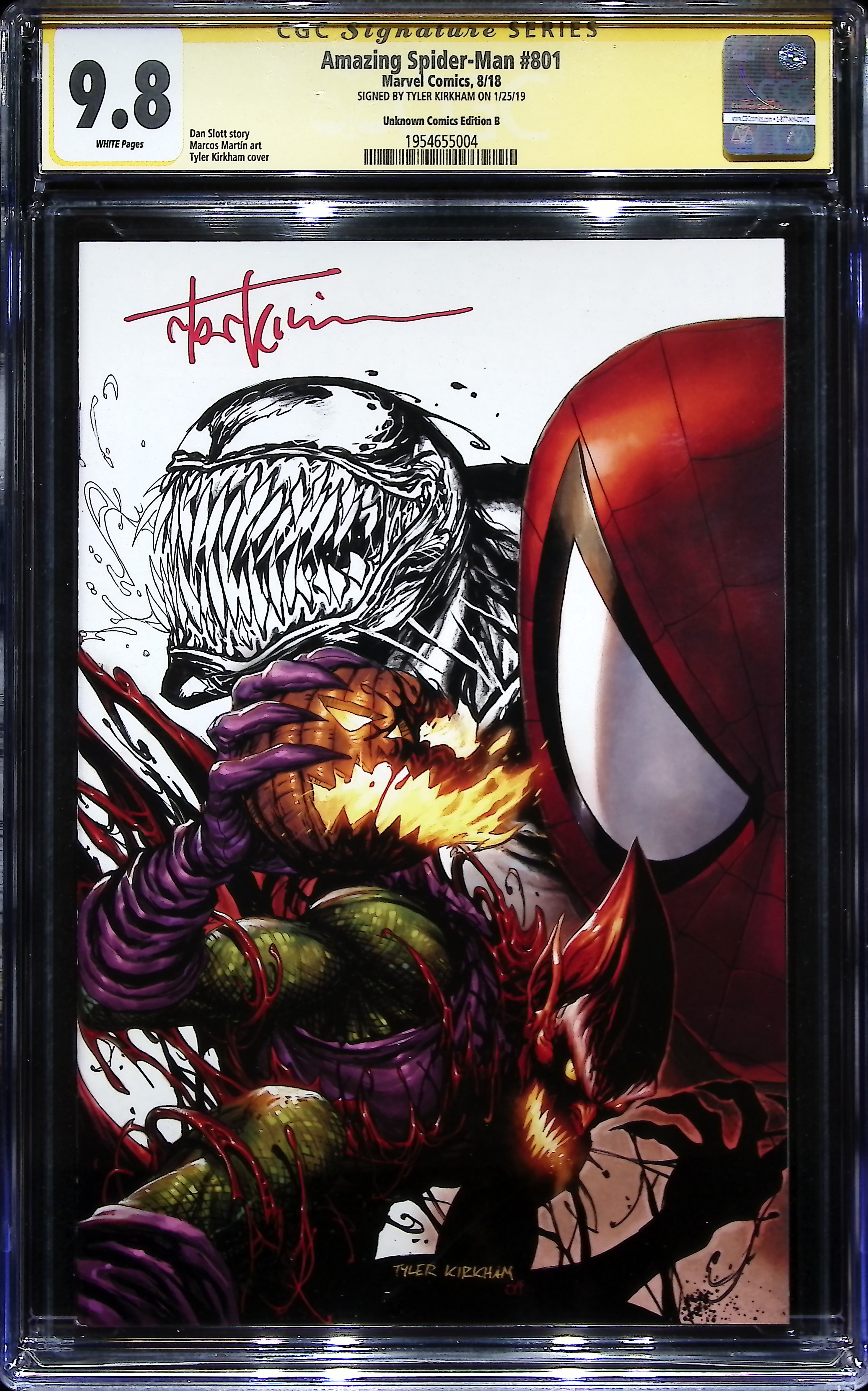 2018 Amazing Spider-Man #801 CGC 9.8 Marvel Comics