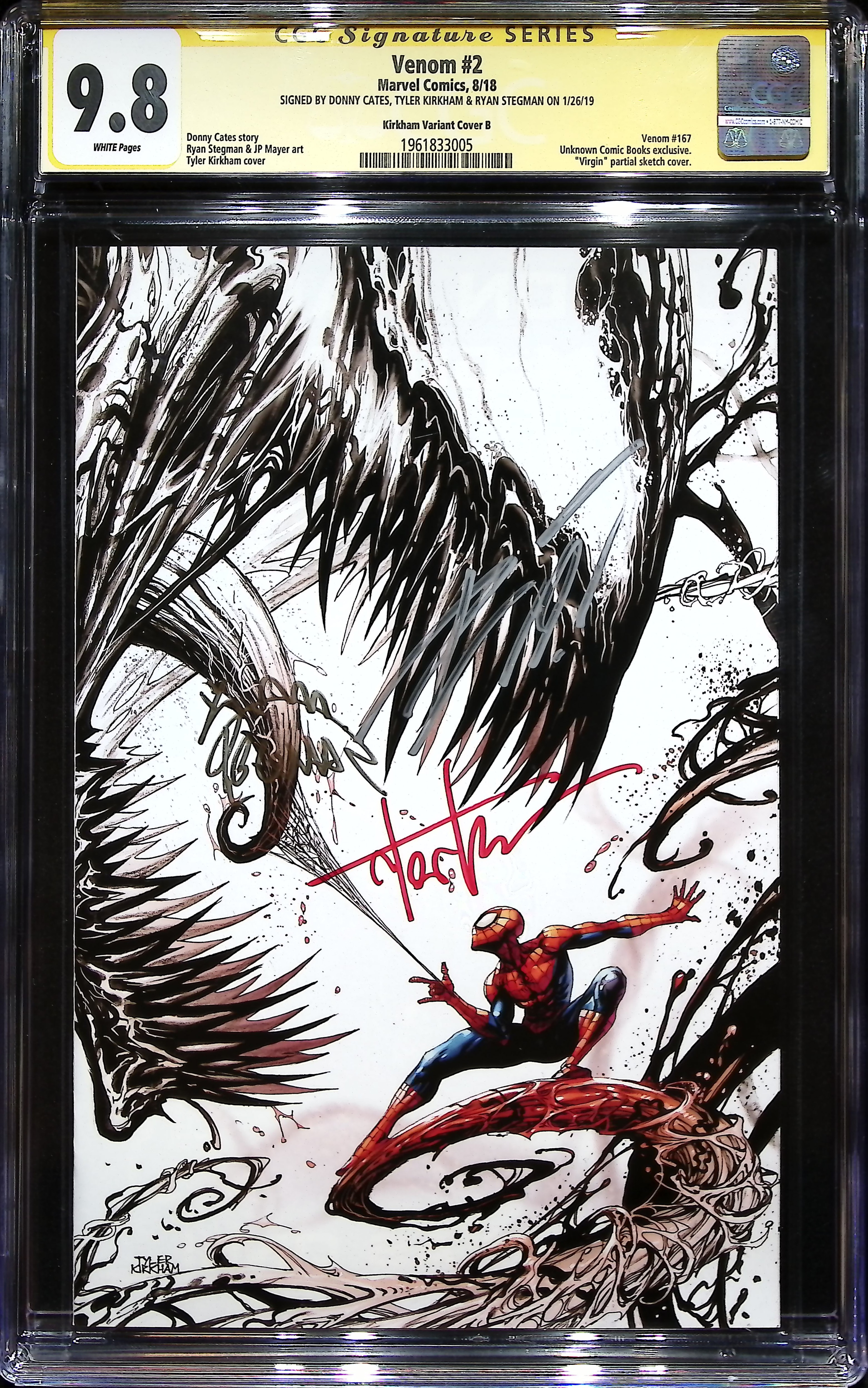 2018 Venom #2 CGC 9.8 Marvel Comics