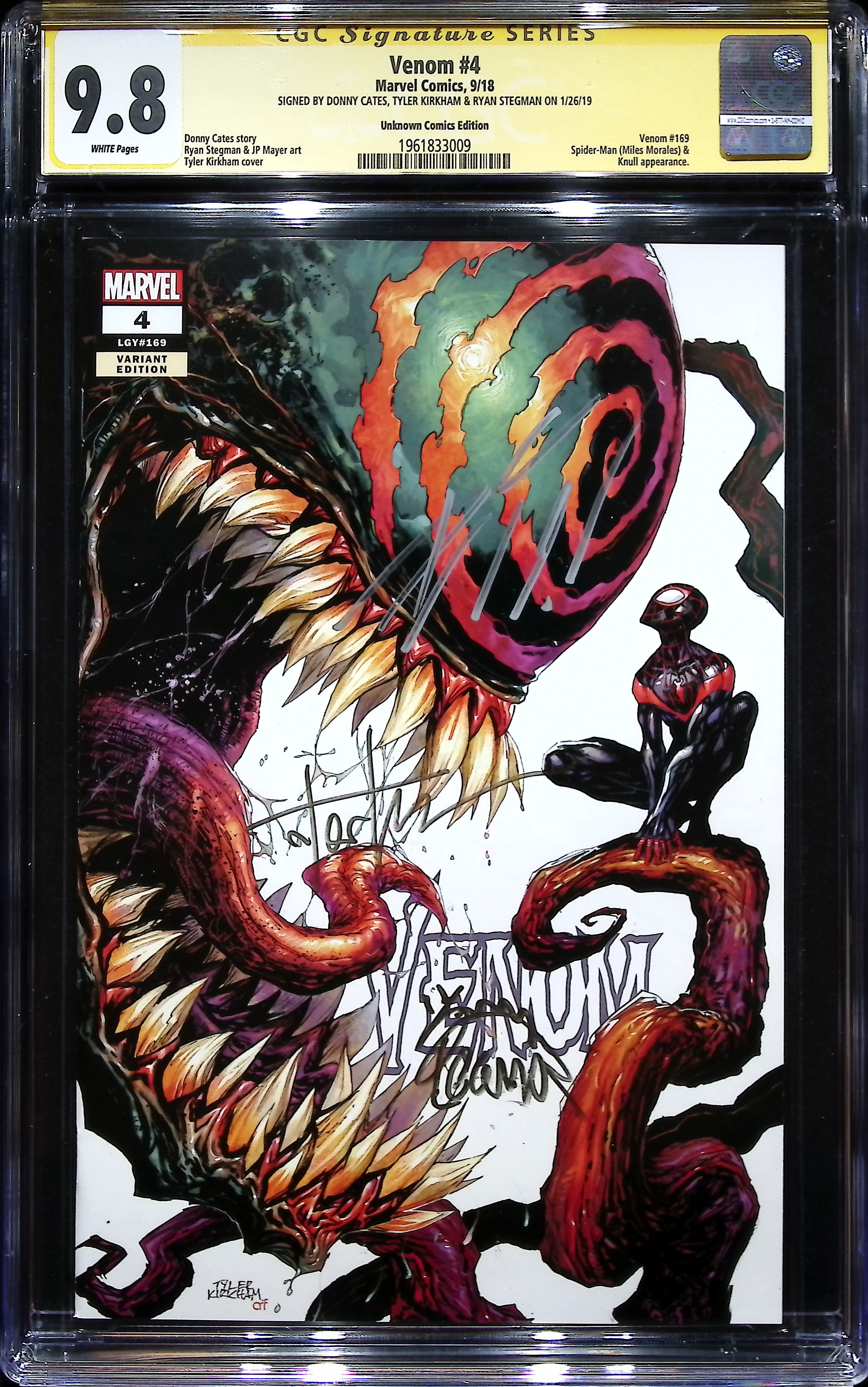 2018 Venom #4 CGC 9.8 Marvel Comics