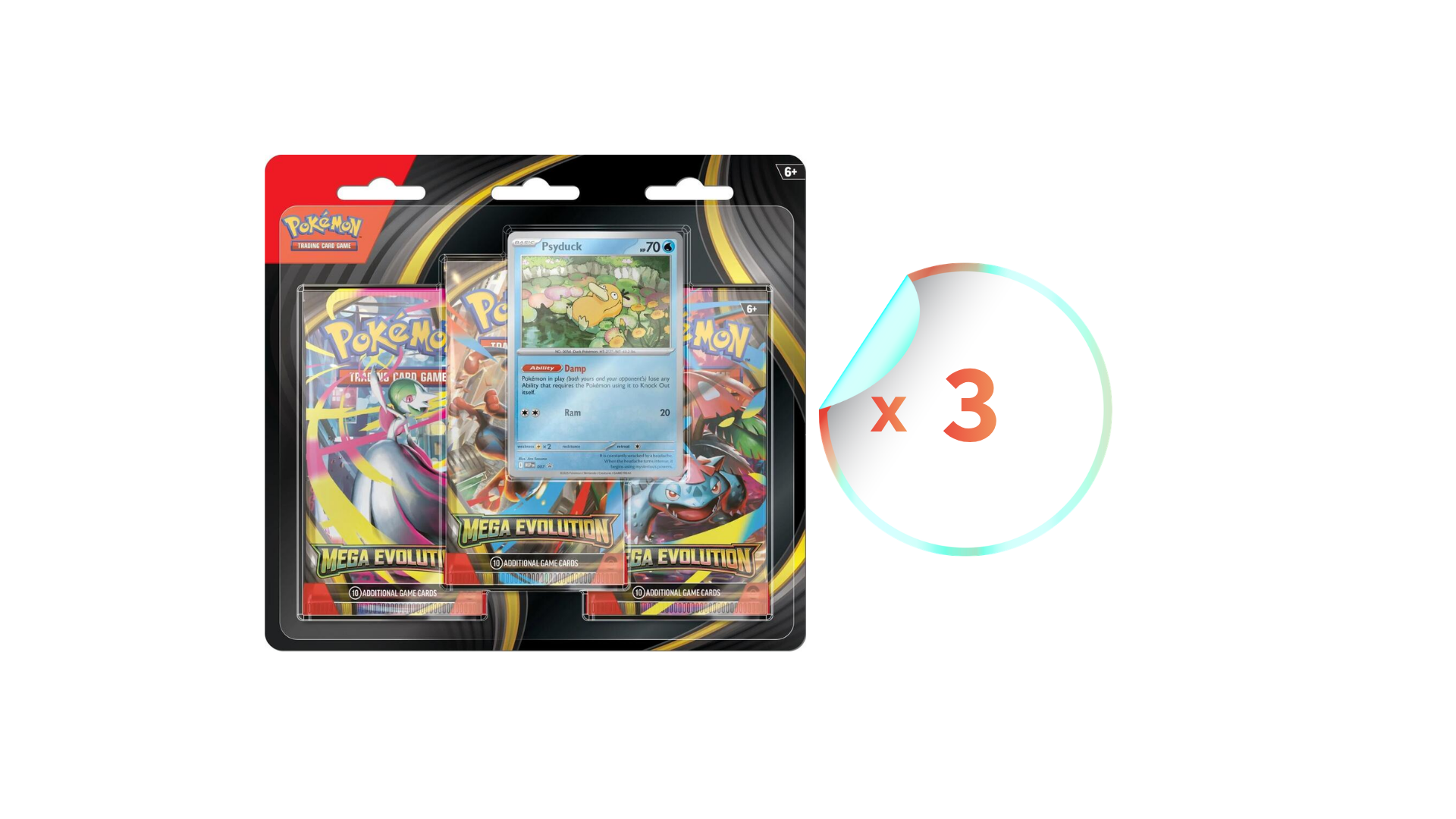 x3 Mega Evolution 3-Pack Blister