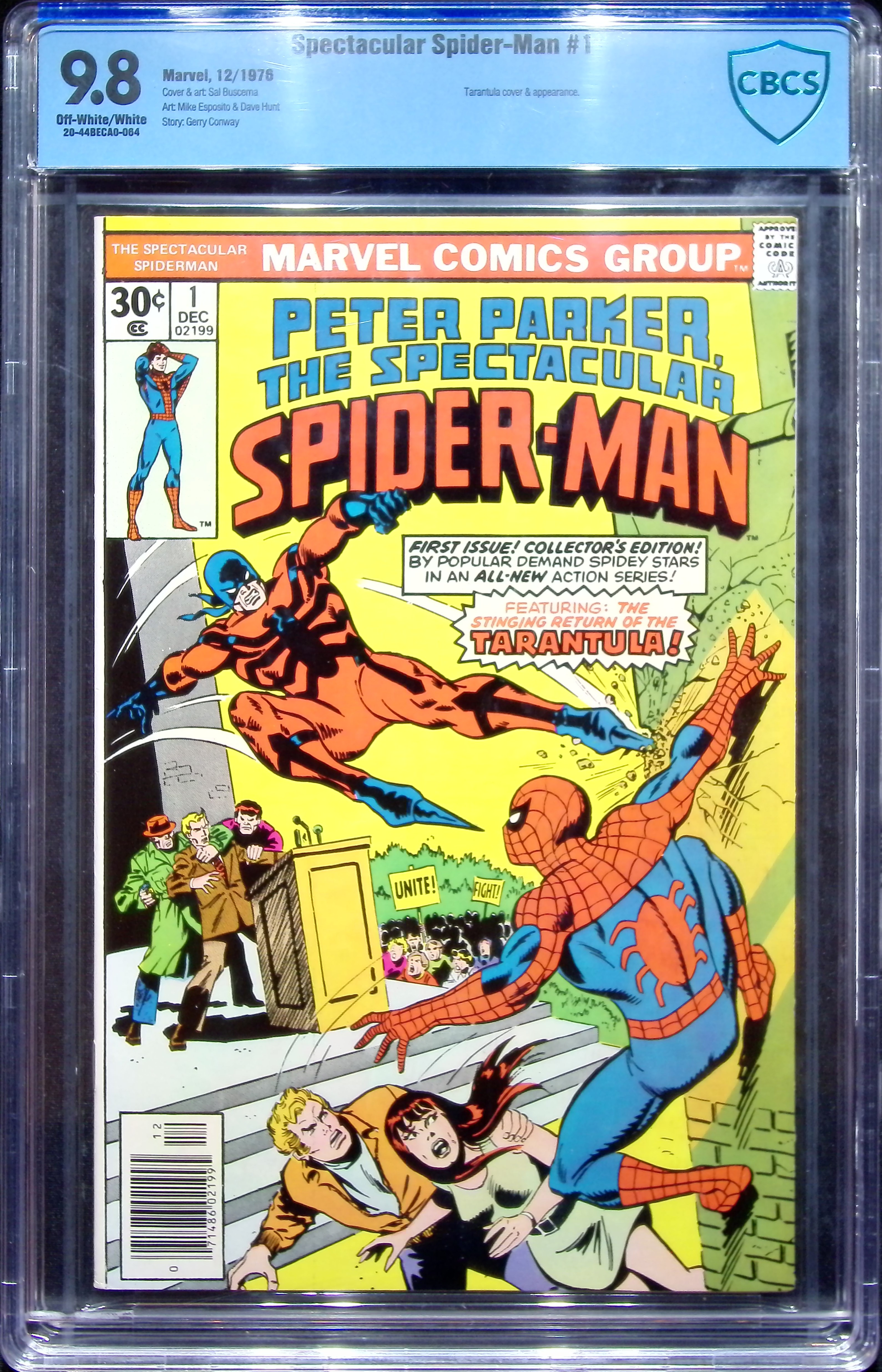 1976 Spectacular Spider-Man #1 CBCS 9.8 Marvel Comics