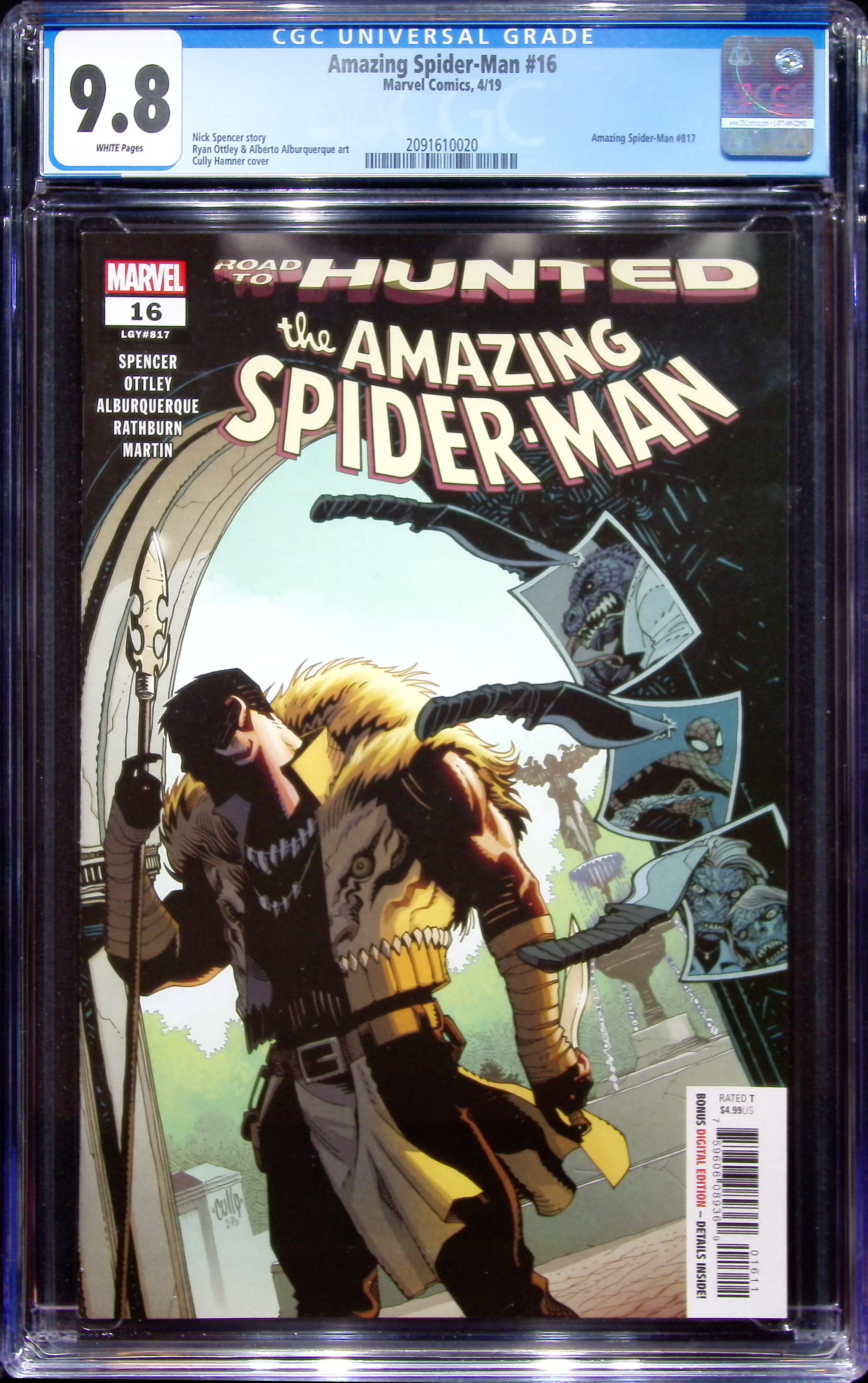 2019 Amazing Spider-Man #16 CGC 9.8 Marvel Comics