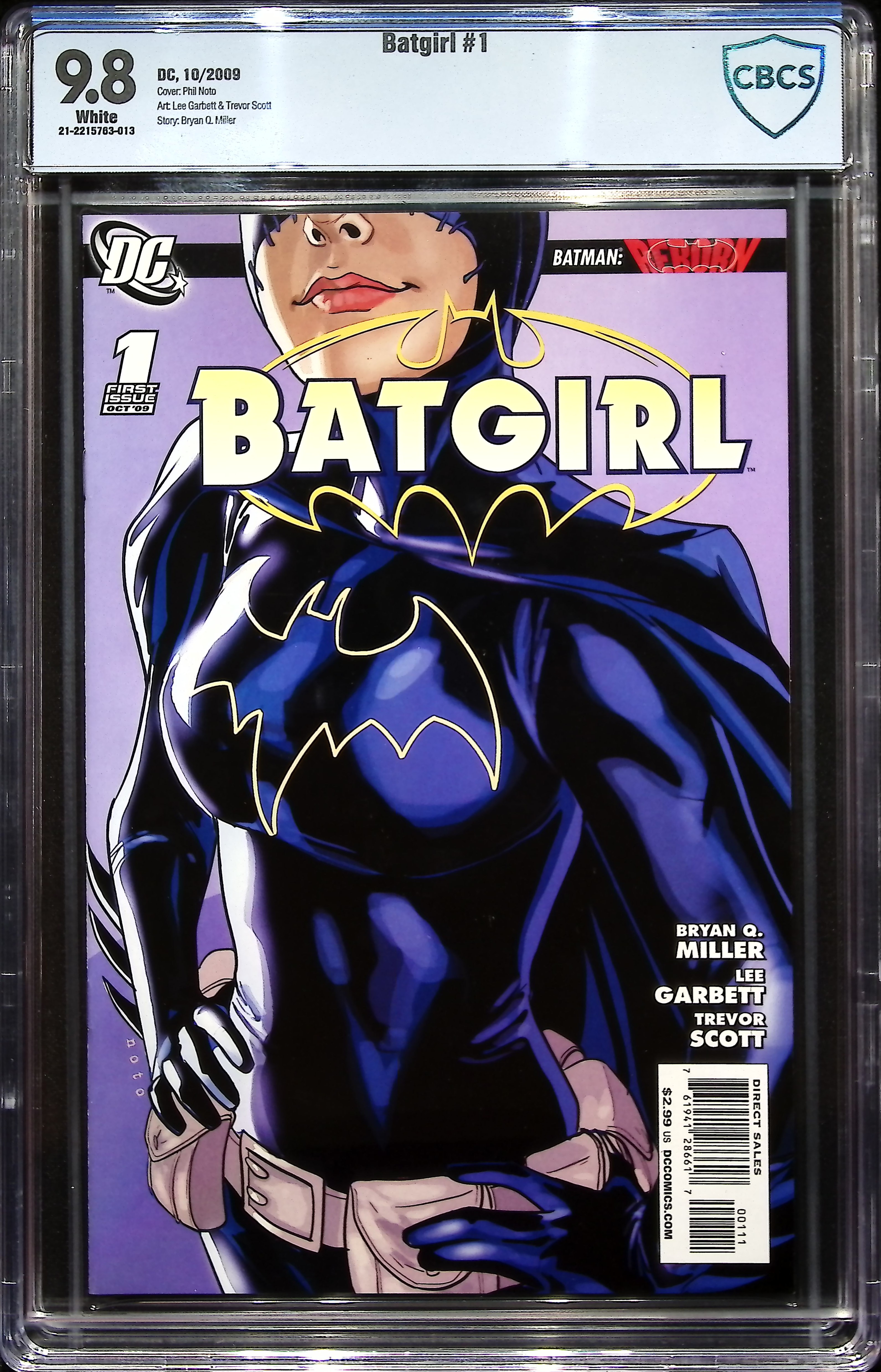 2009 Batgirl #1 CBCS 9.8 DC Comics