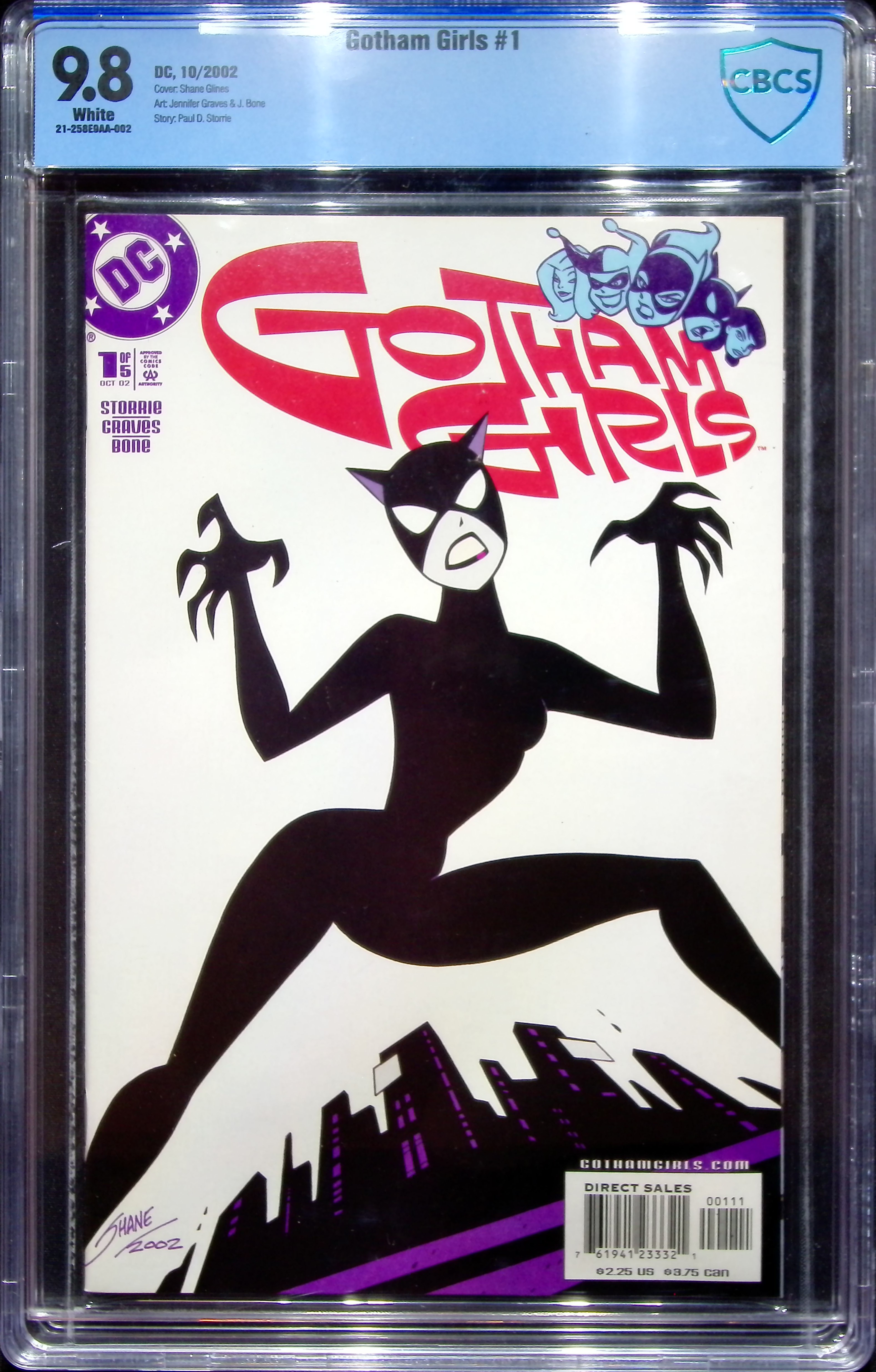 2002 Gotham Girls #1 CBCS 9.8 DC Comics