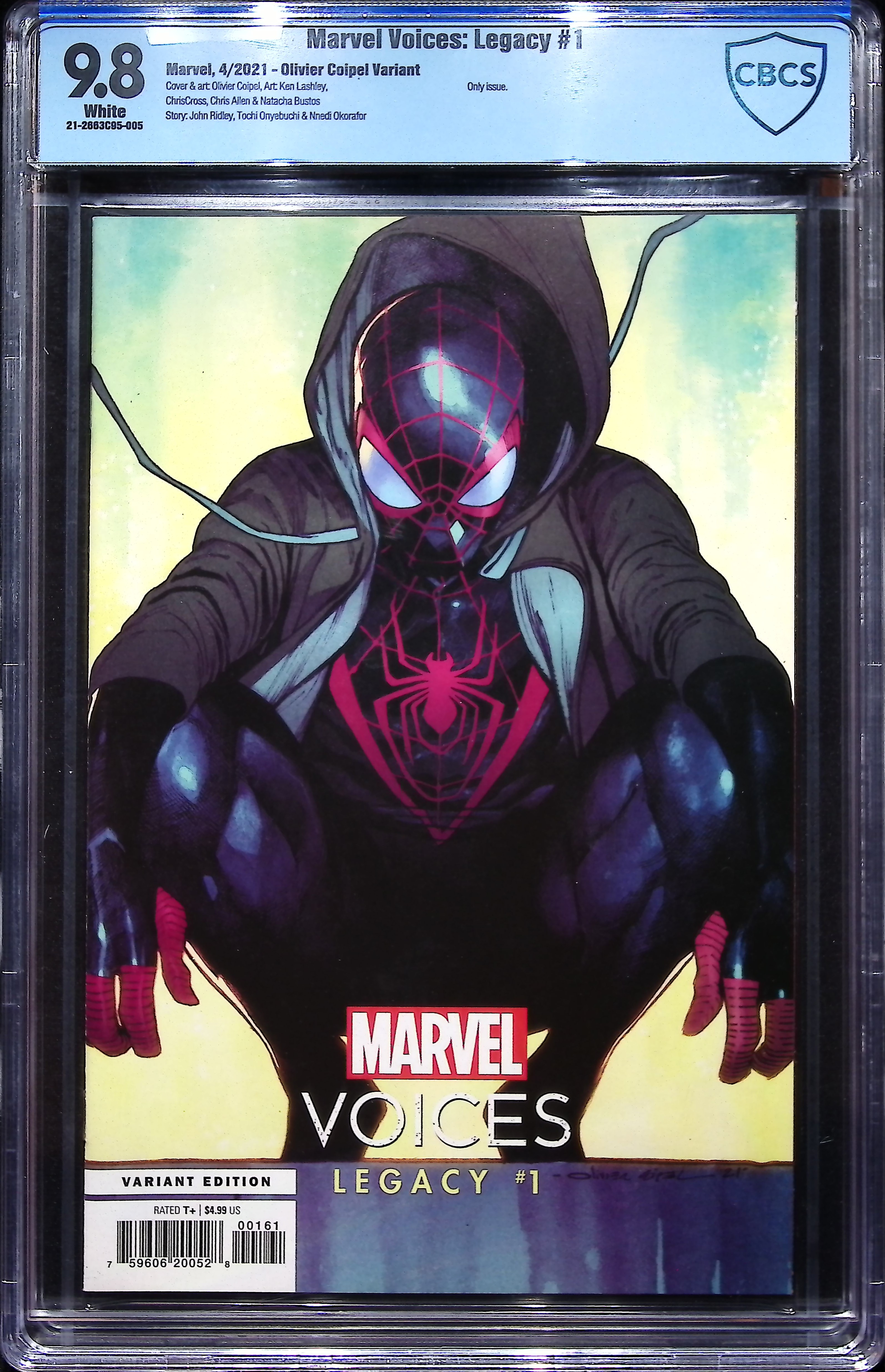 2021 Marvel Voices: Legacy #1 CBCS 9.8 Marvel Comics