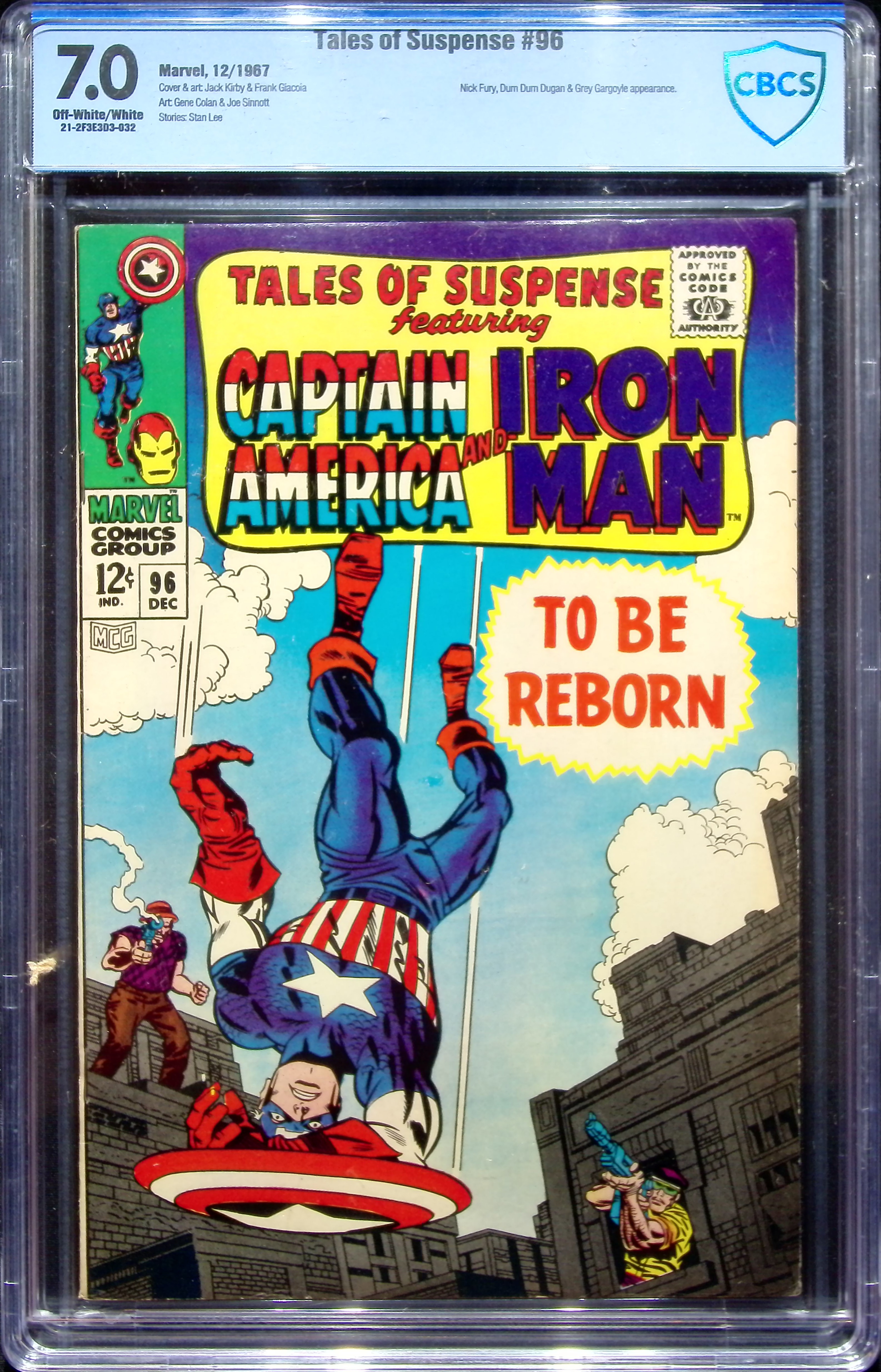 1967 Tales of Suspense #96 CBCS 7 Marvel Comics
