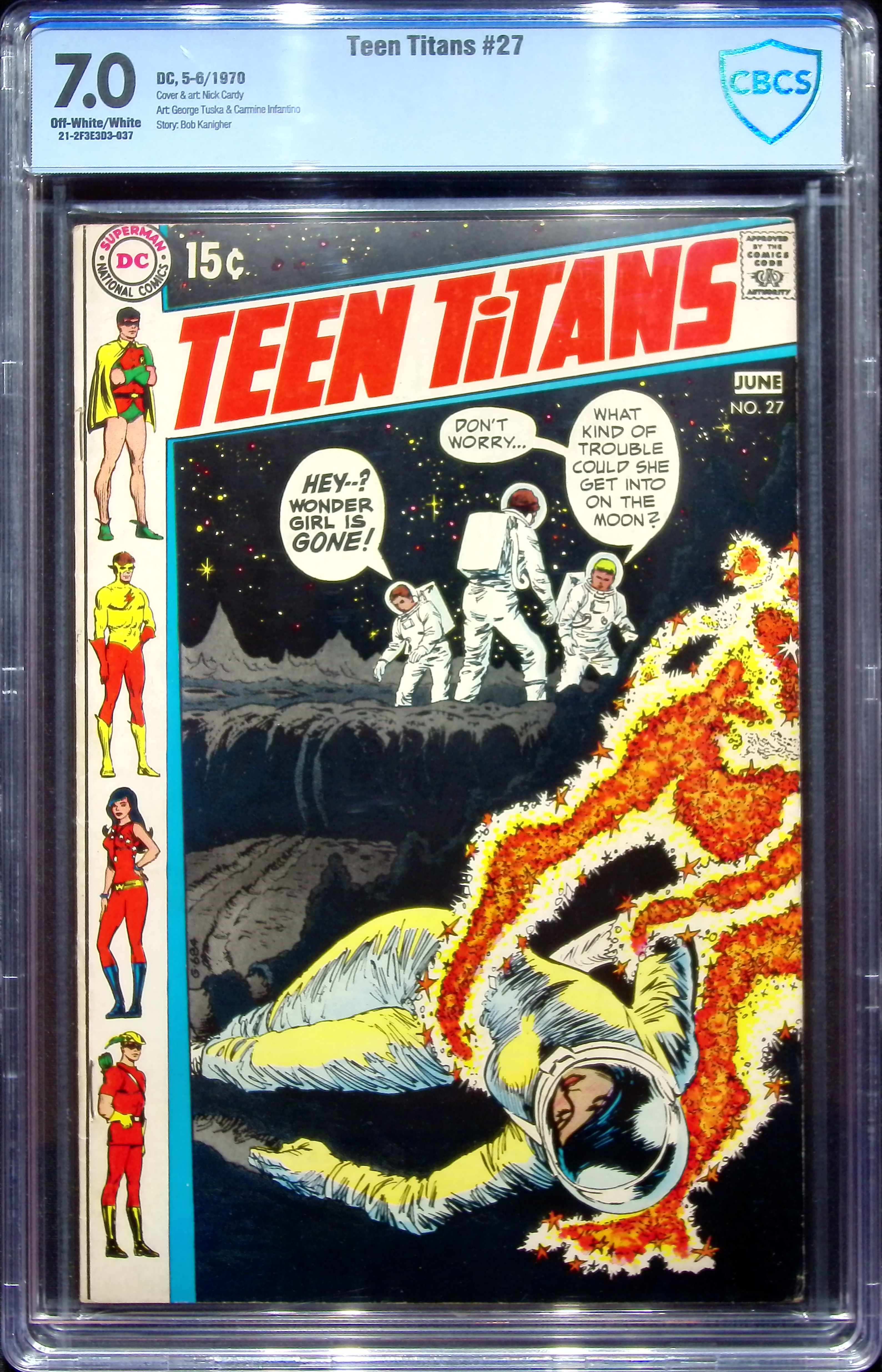 1970 Teen Titans #27 CBCS 7 DC Comics