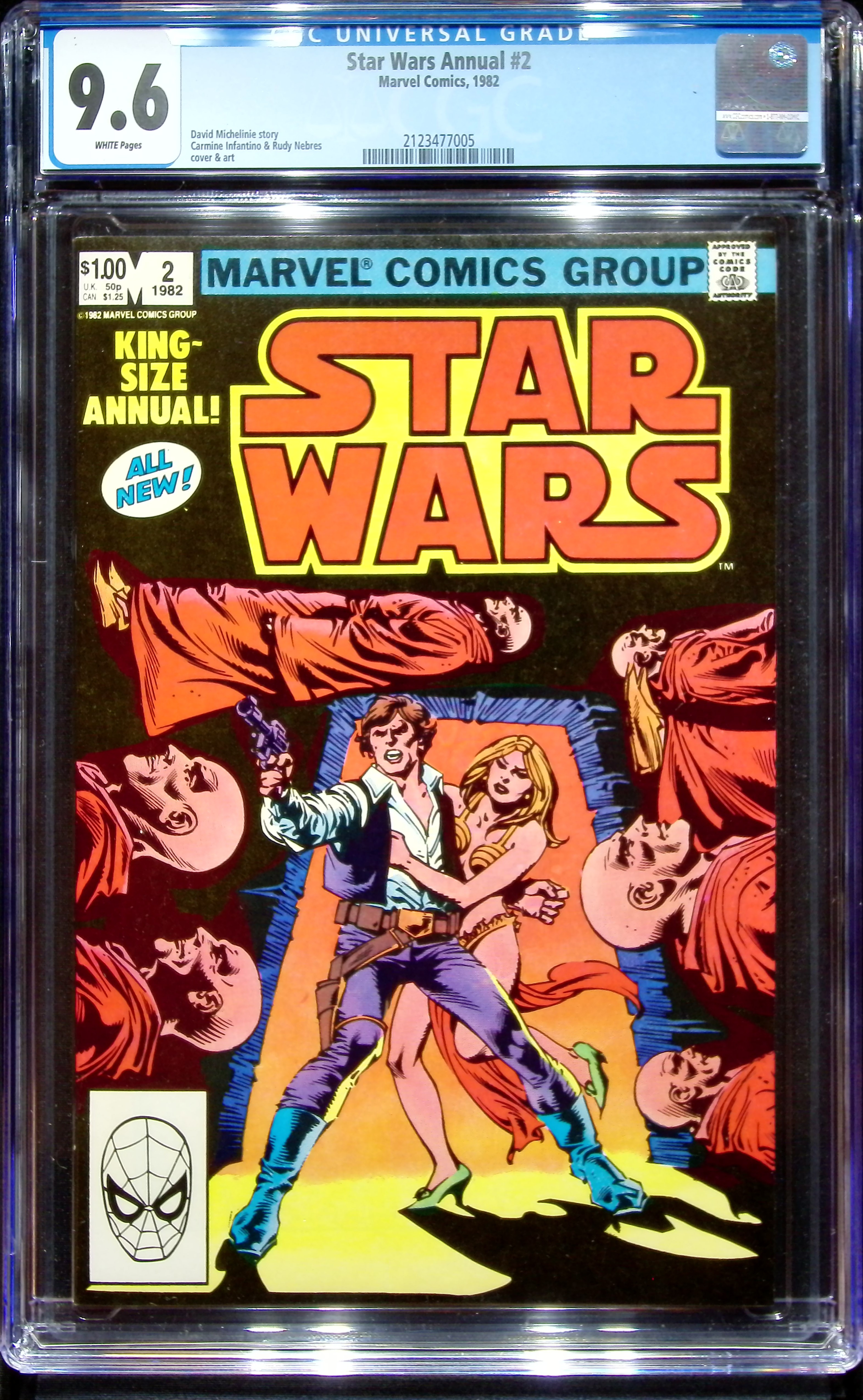 1982 Star Wars Annual #2 CGC 9.6 Marvel Comics