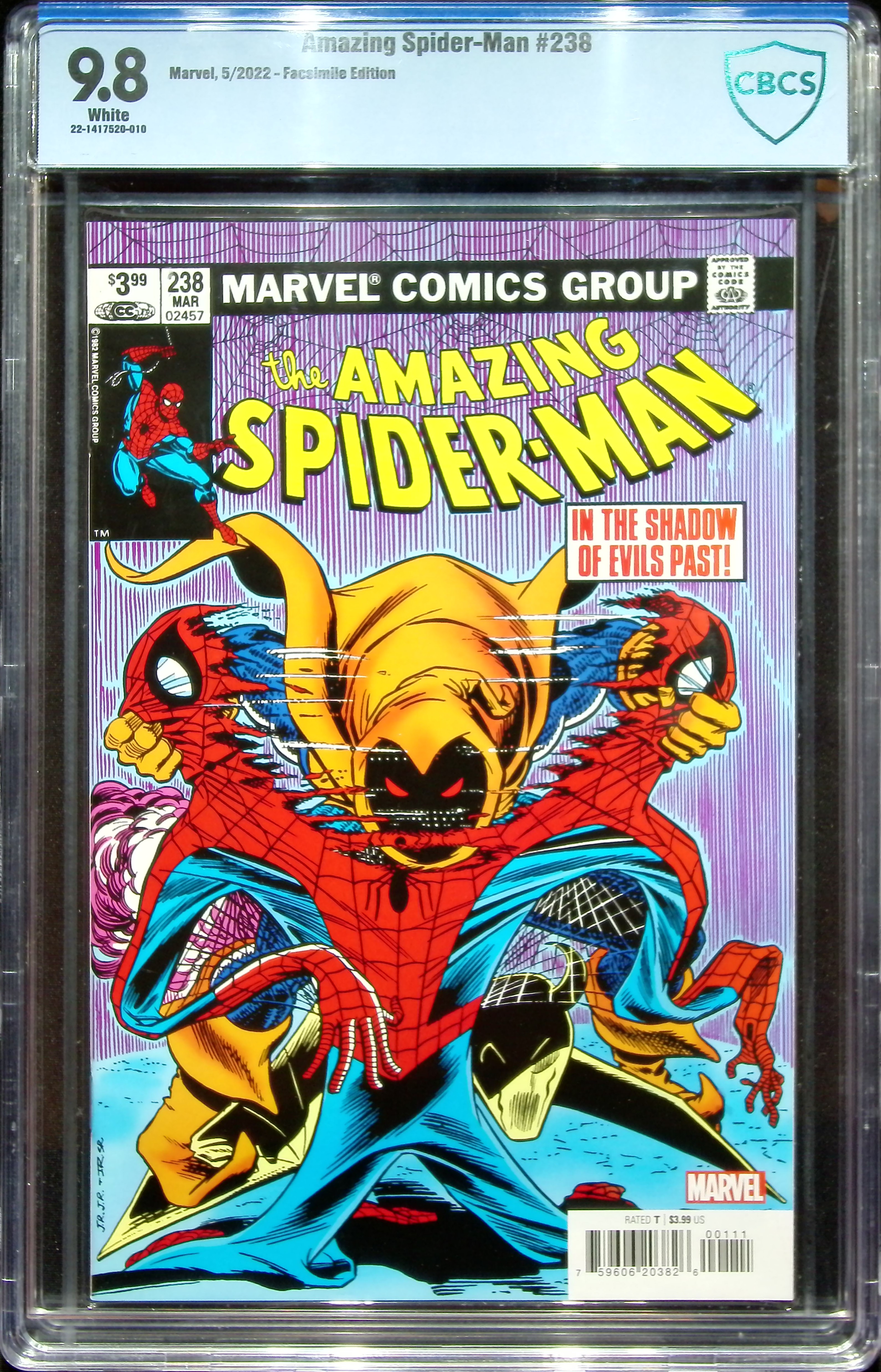 2022 Amazing Spider-Man #238 CBCS 9.8 Marvel Comics