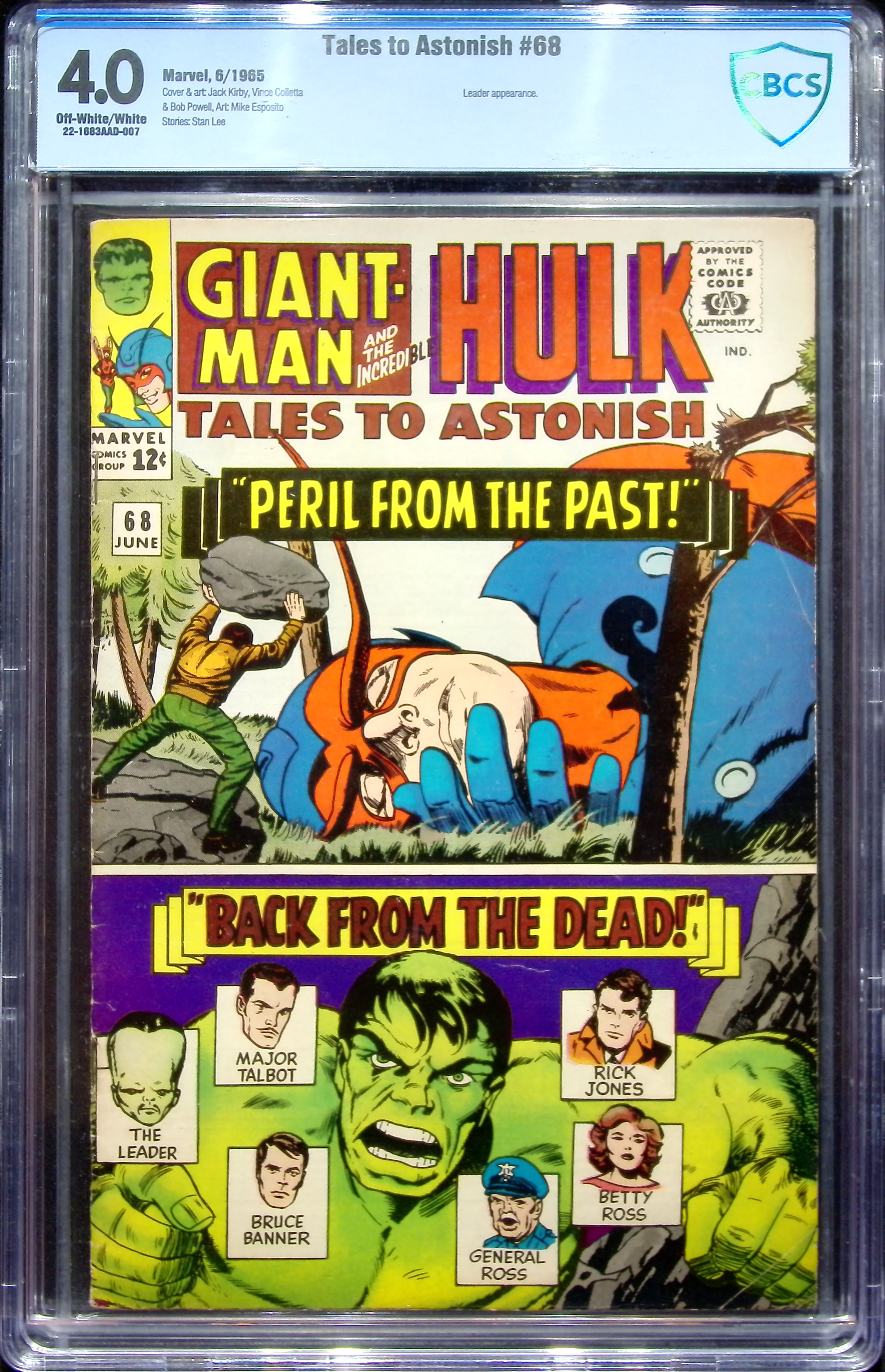1965 Tales to Astonish #68 CBCS 4 Marvel Comics