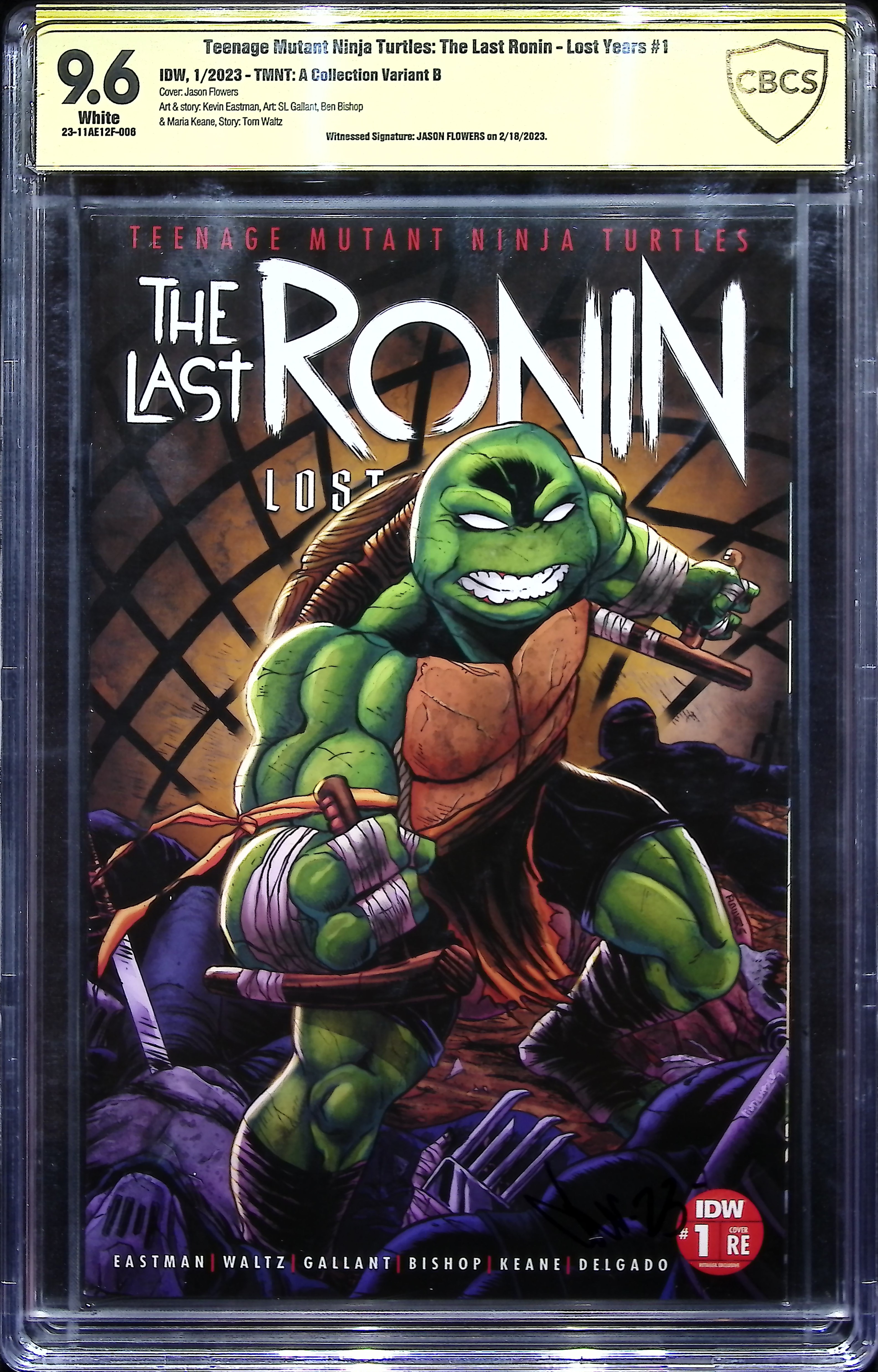 2023 Teenage Mutant Ninja Turtles: The Last Ronin - Lost Years #1 CBCS 9.6 IDW