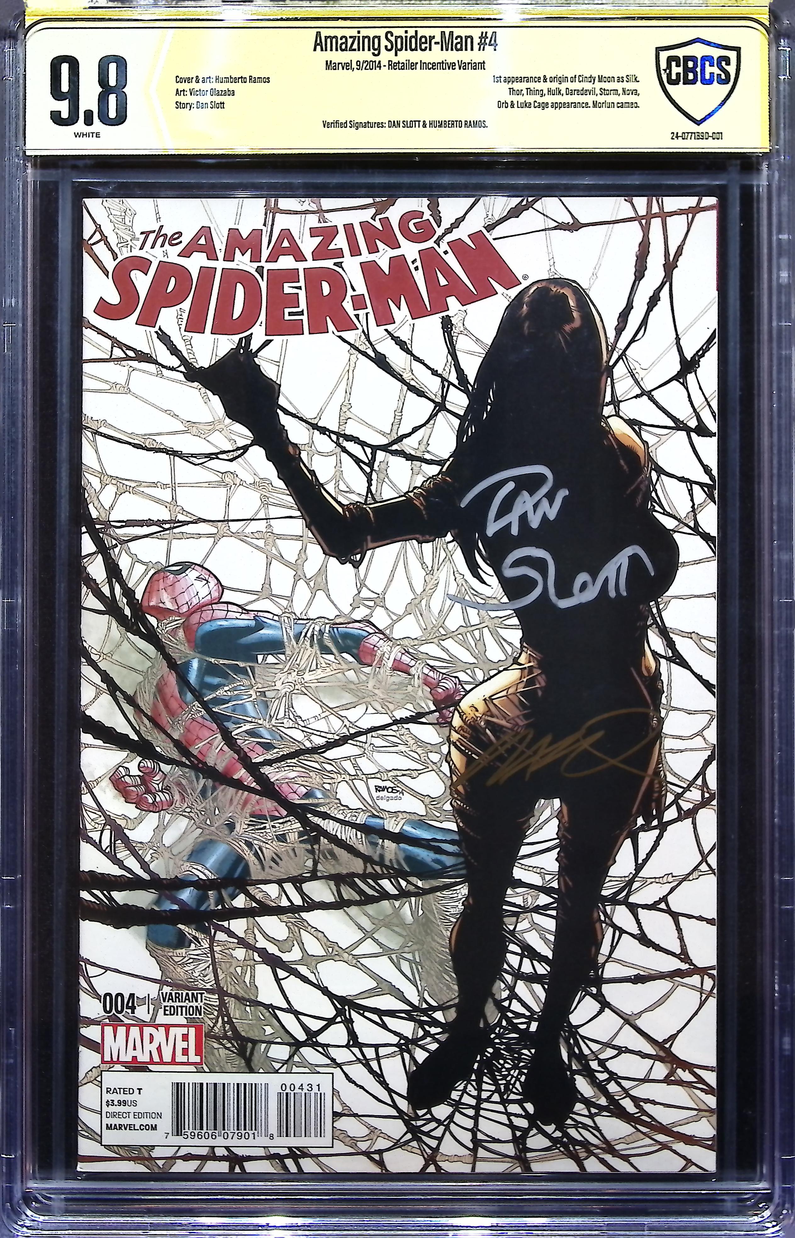 2014 Amazing Spider-Man #4 CBCS 9.8 Marvel Comics