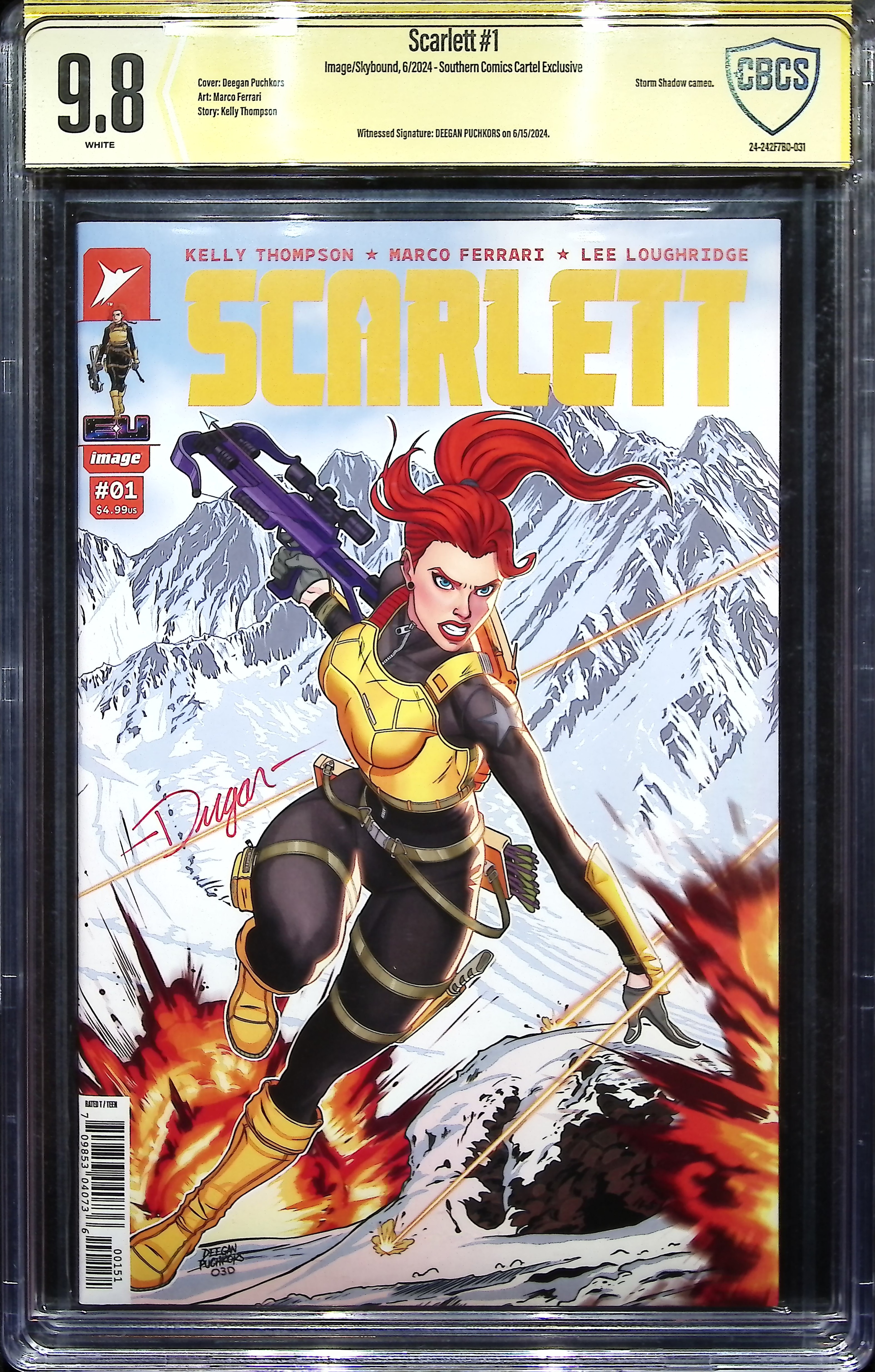 2024 Scarlett #1 CBCS 9.8 Image Comics