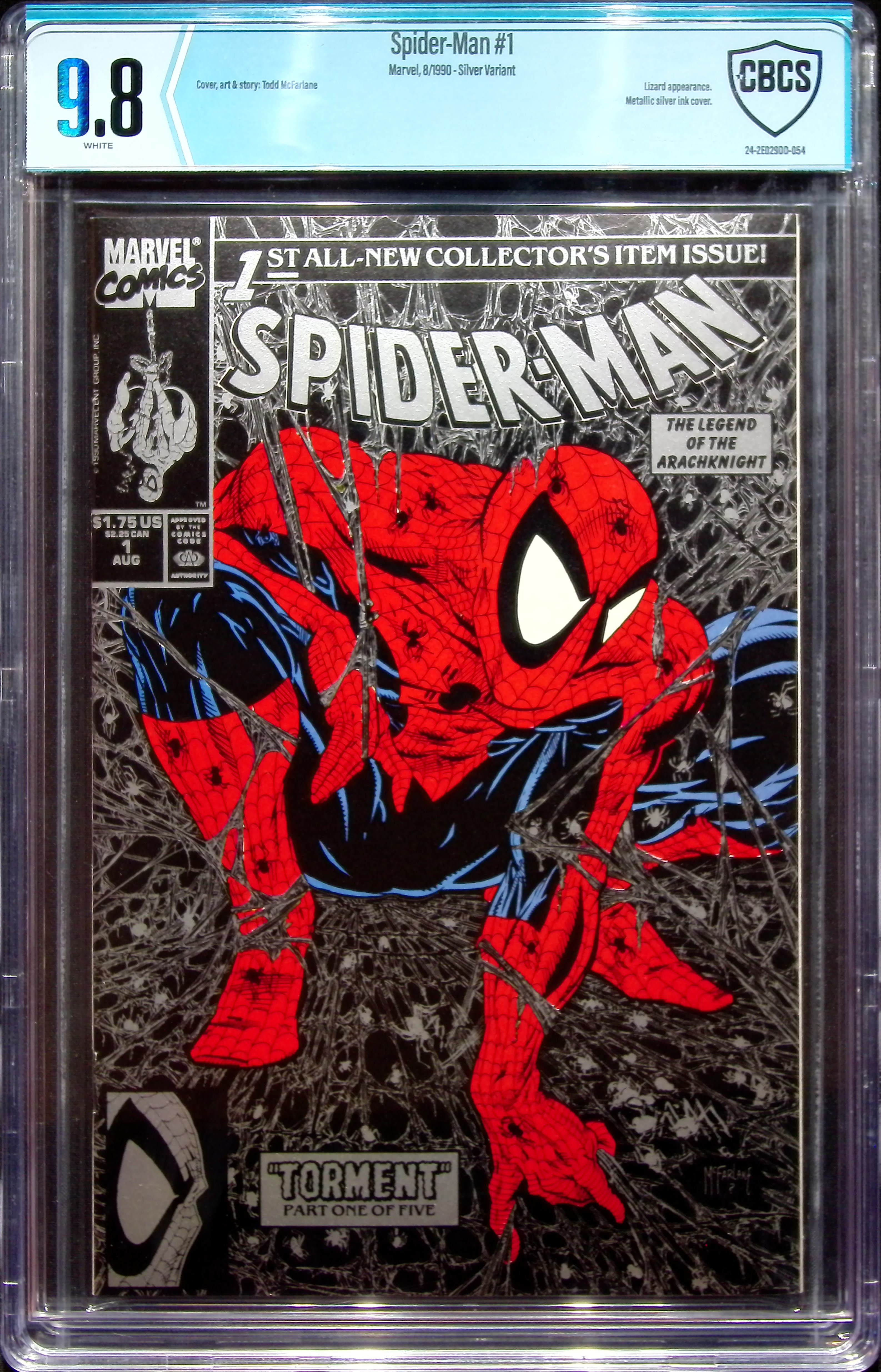 1990 Spider-Man #1 #1 CBCS 9.8 Marvel Comics