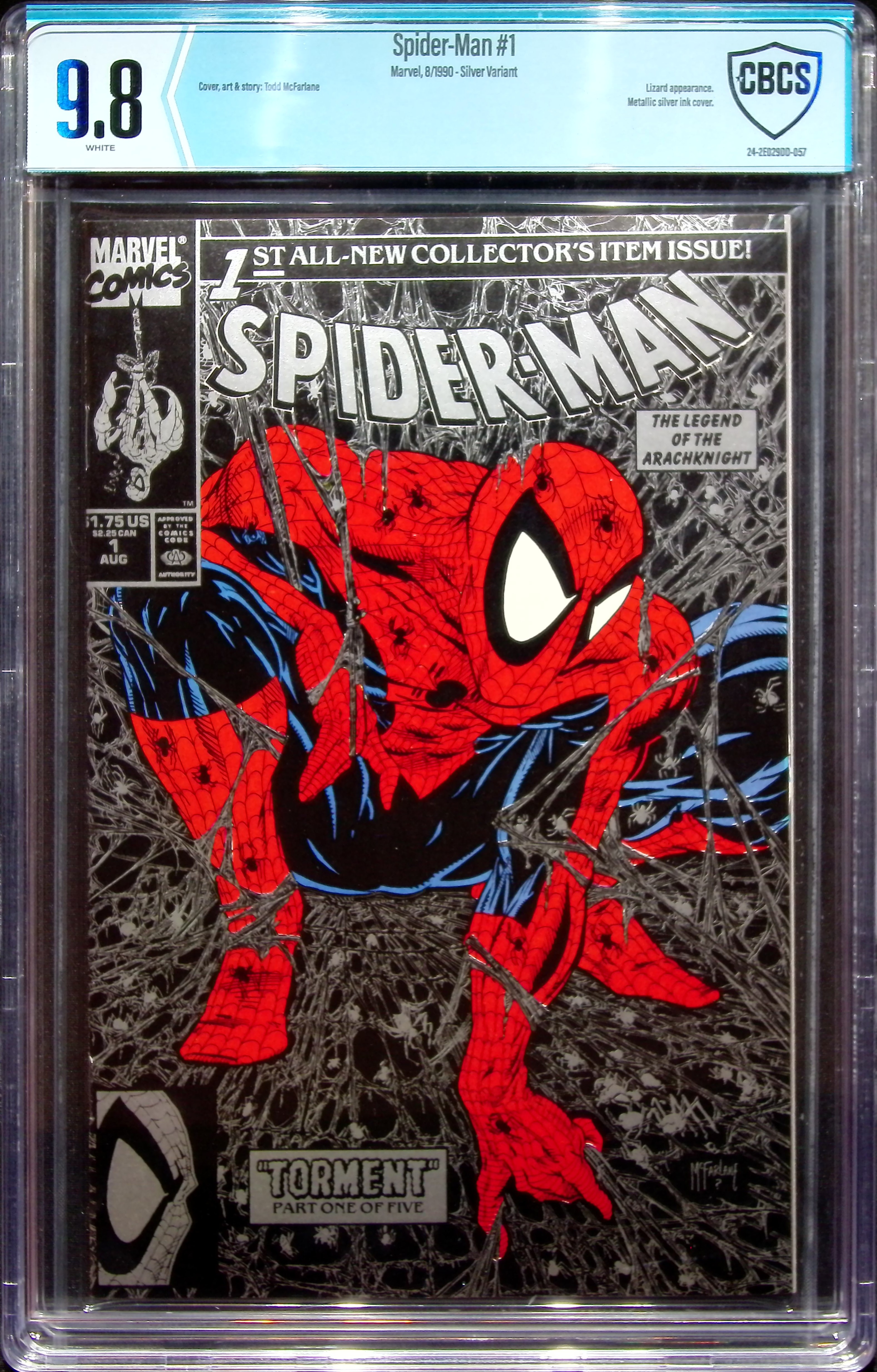 1990 Spider-Man #1 CBCS 9.8 Marvel Comics
