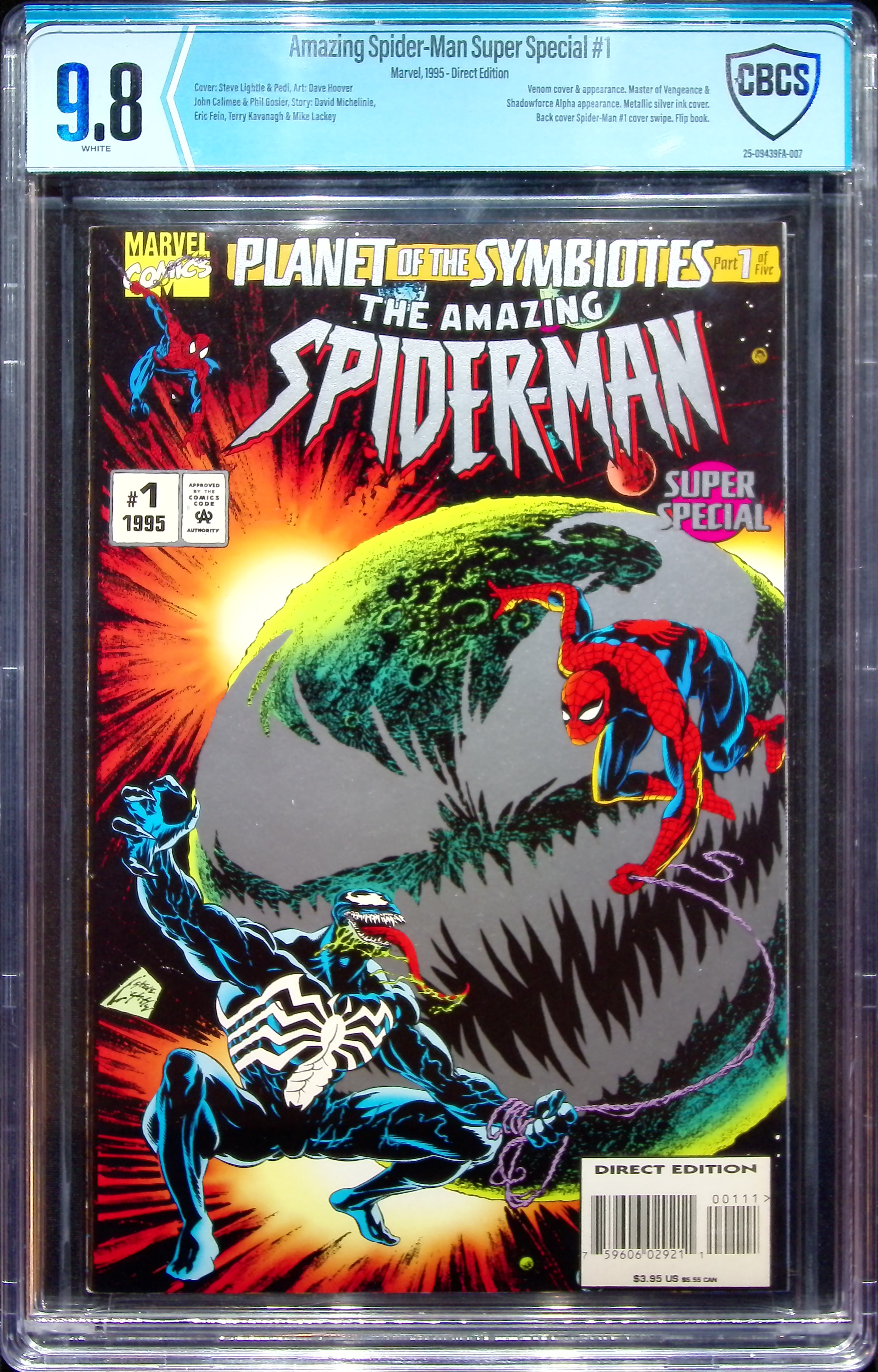 1995 Amazing Spider-Man Super Special #1 CBCS 9.8 Marvel Comics