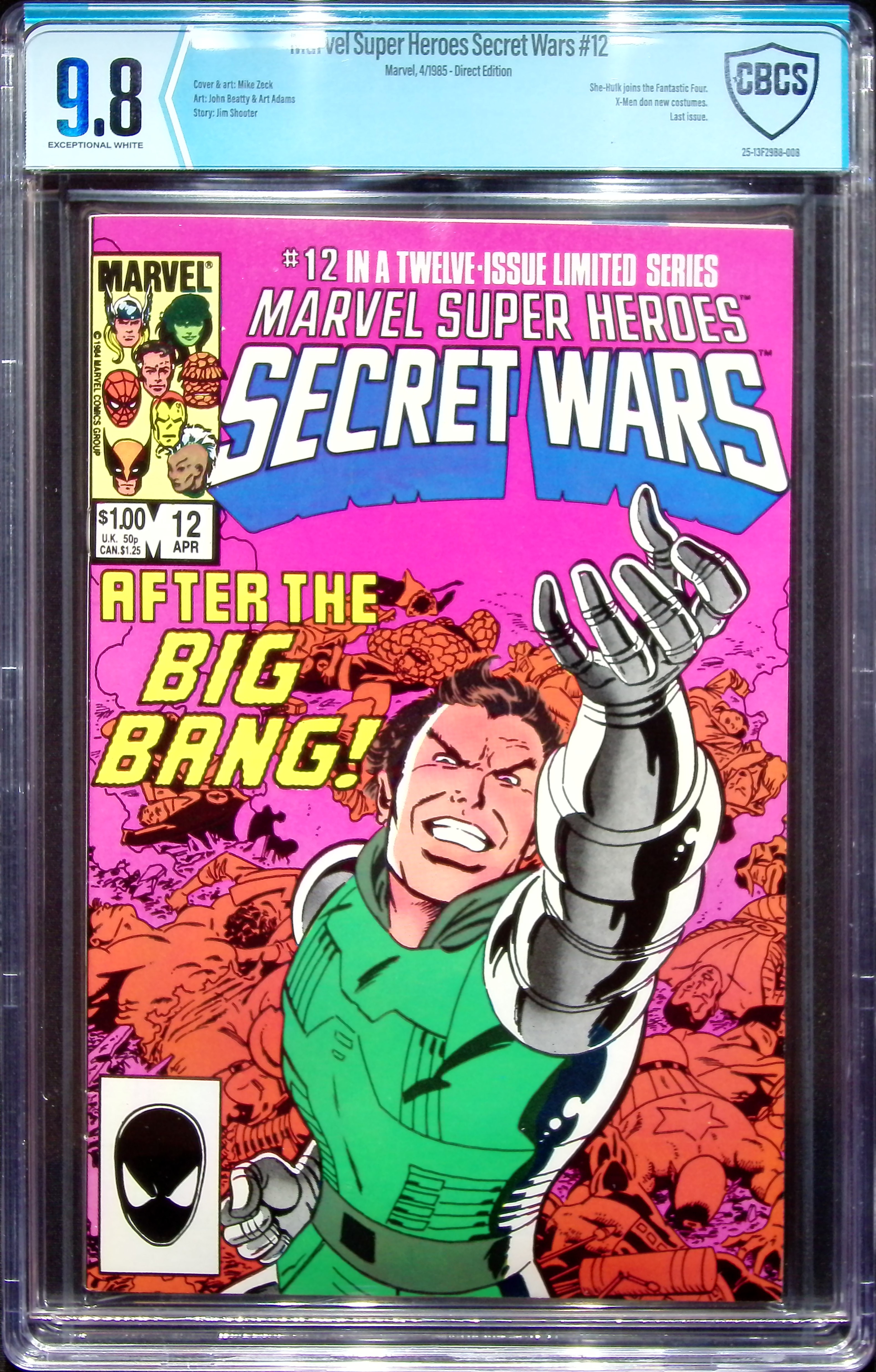 1985 Marvel Super Heroes Secret Wars #12 CBCS 9.8 Marvel Comics