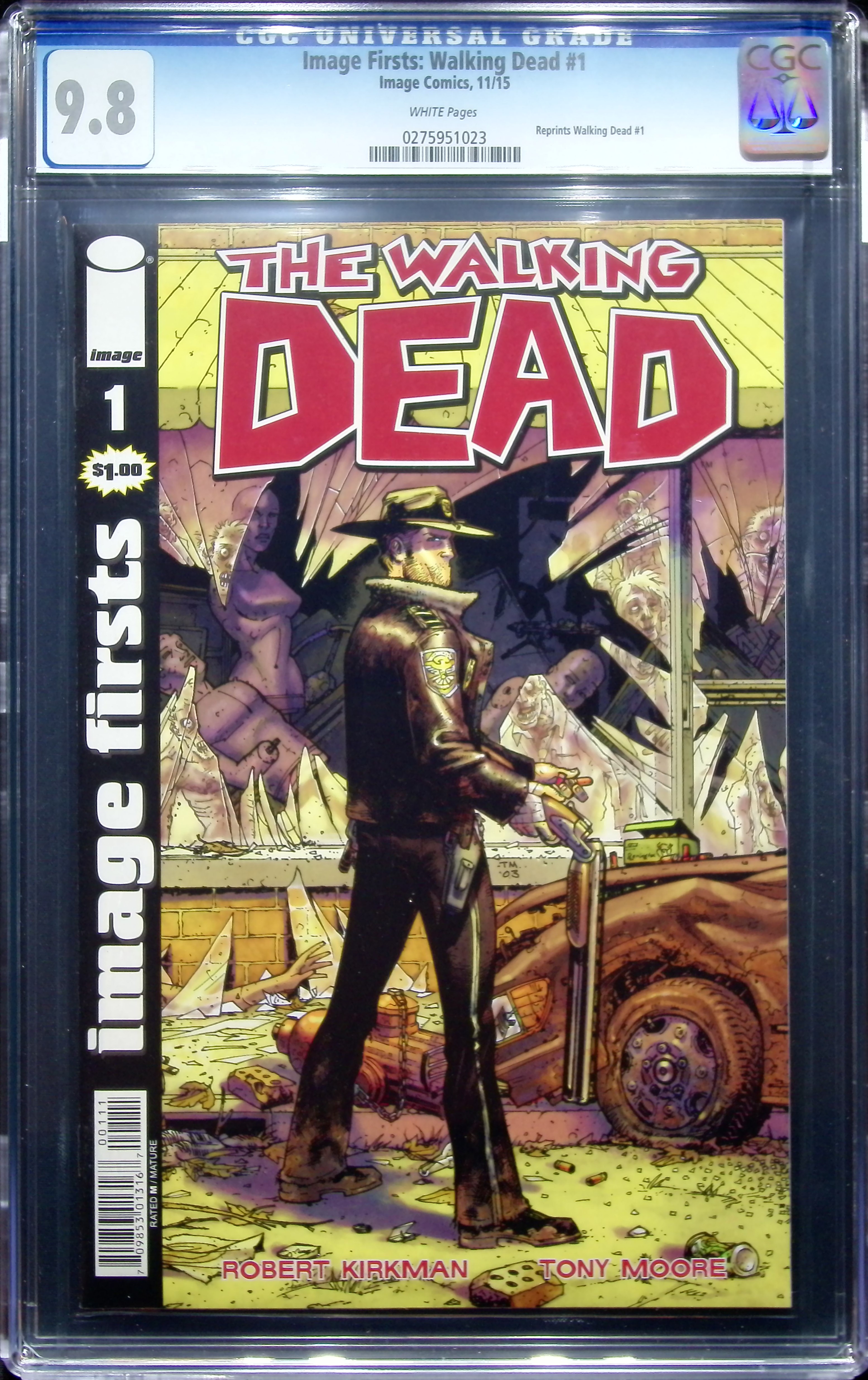 2015 Image Firsts: Walking Dead #1 CGC 9.8 Image Comics