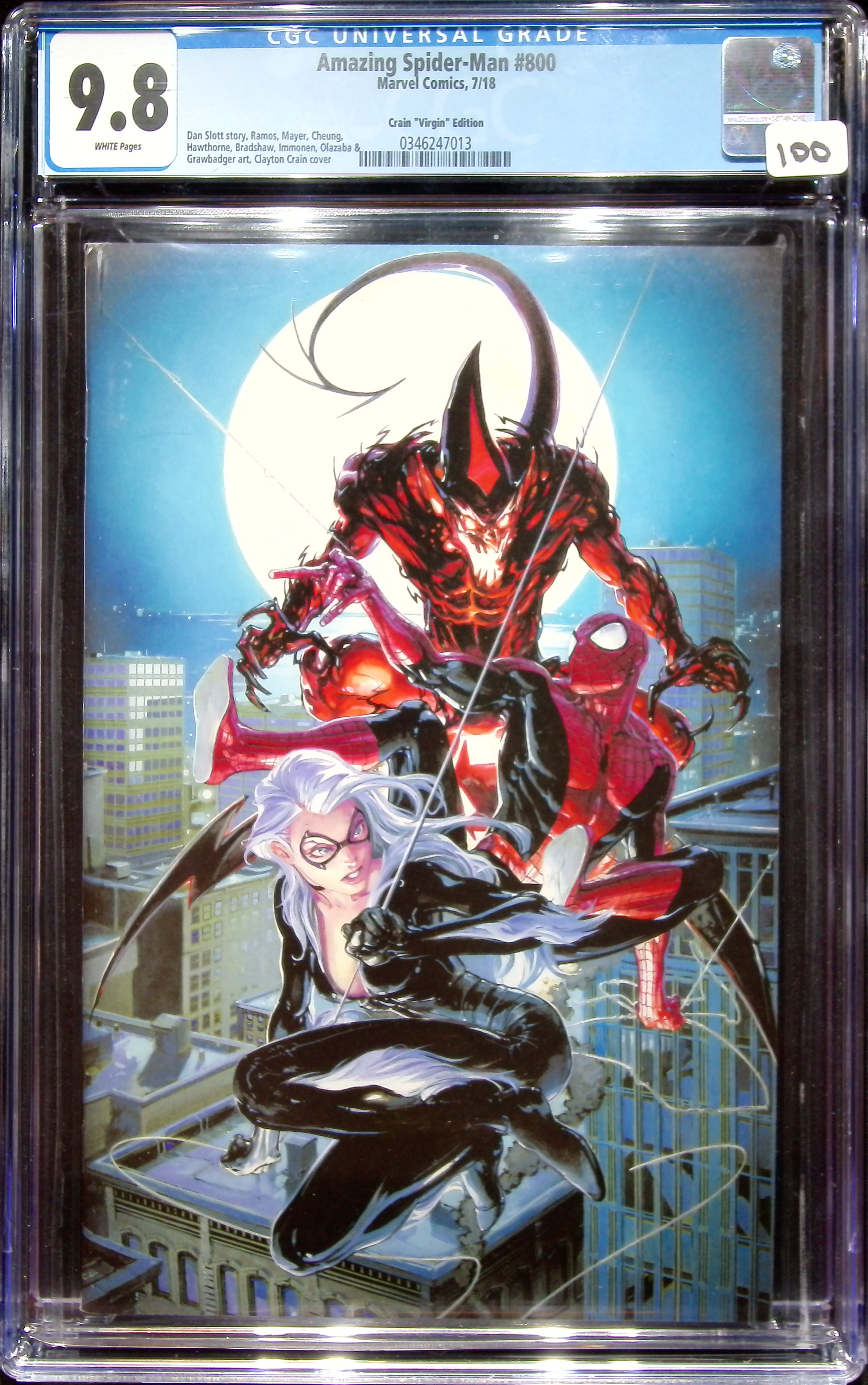2018 Amazing Spider-Man #800 CGC 9.8 Marvel Comics