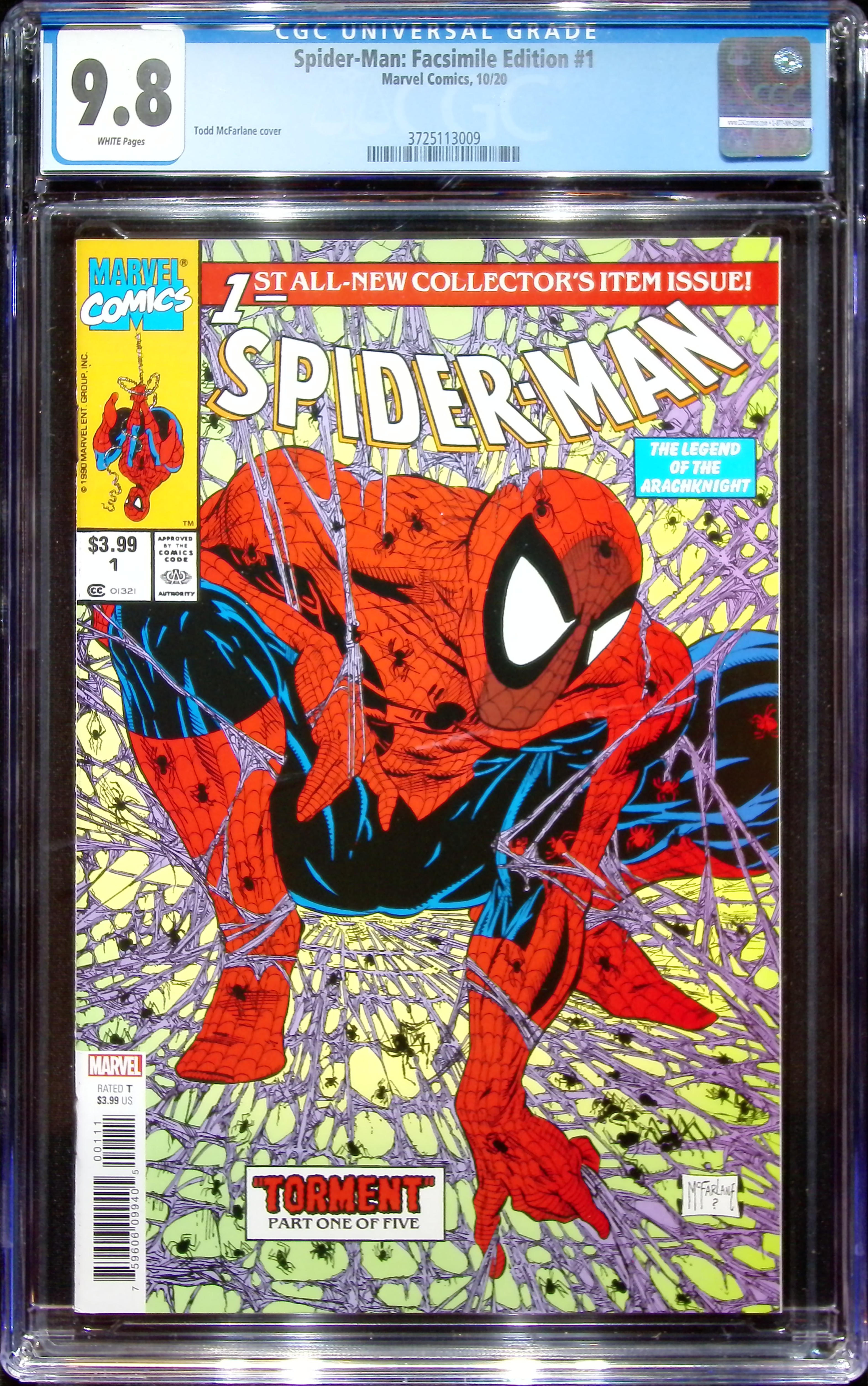 2020 Spider-Man: Facsimile Edition #1 CGC 9.8 Marvel Comics