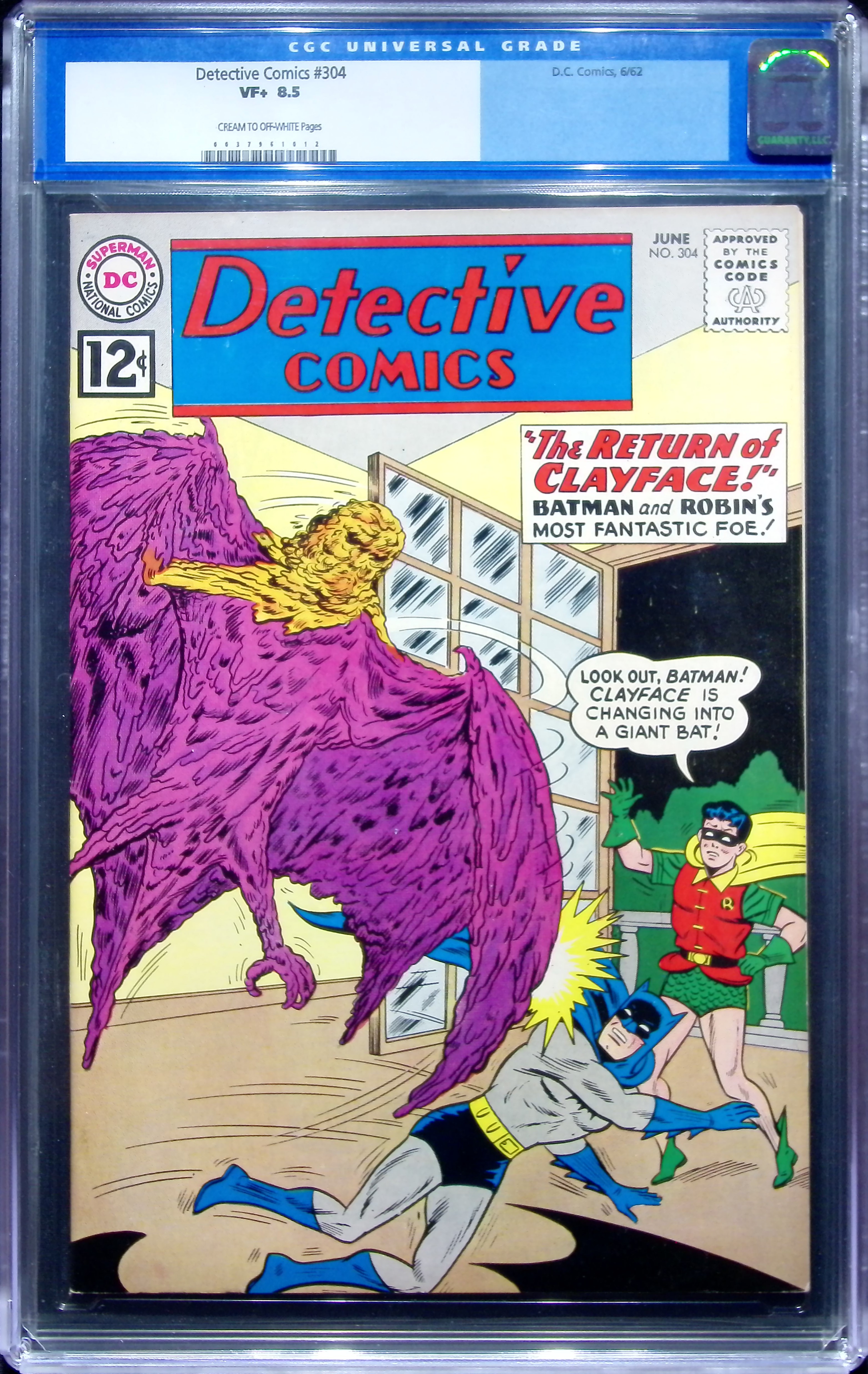 1962 Detective Comics #304 CBCS 8.5 DC Comics