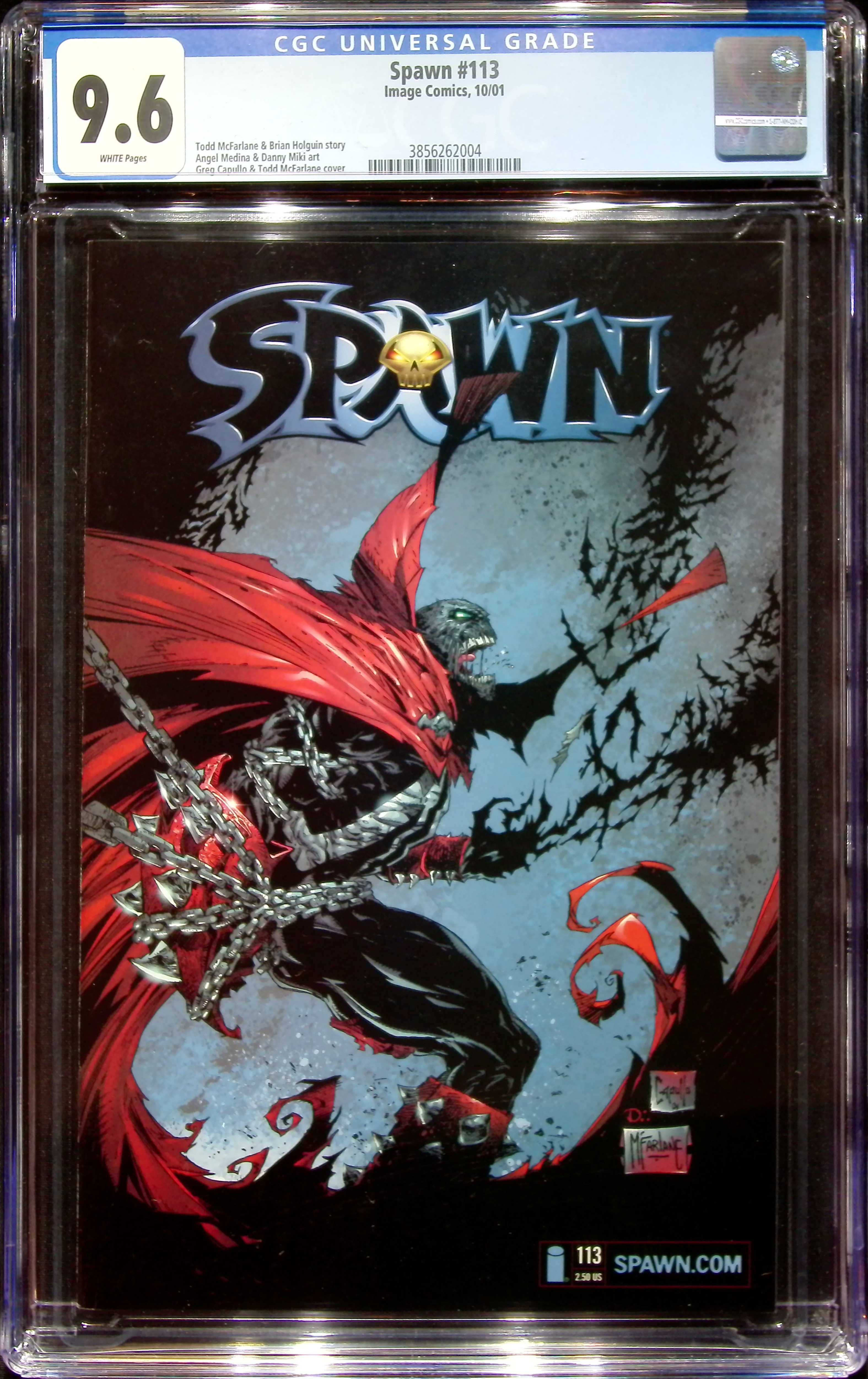 2001 Spawn #113 CGC 9.6 Image Comics