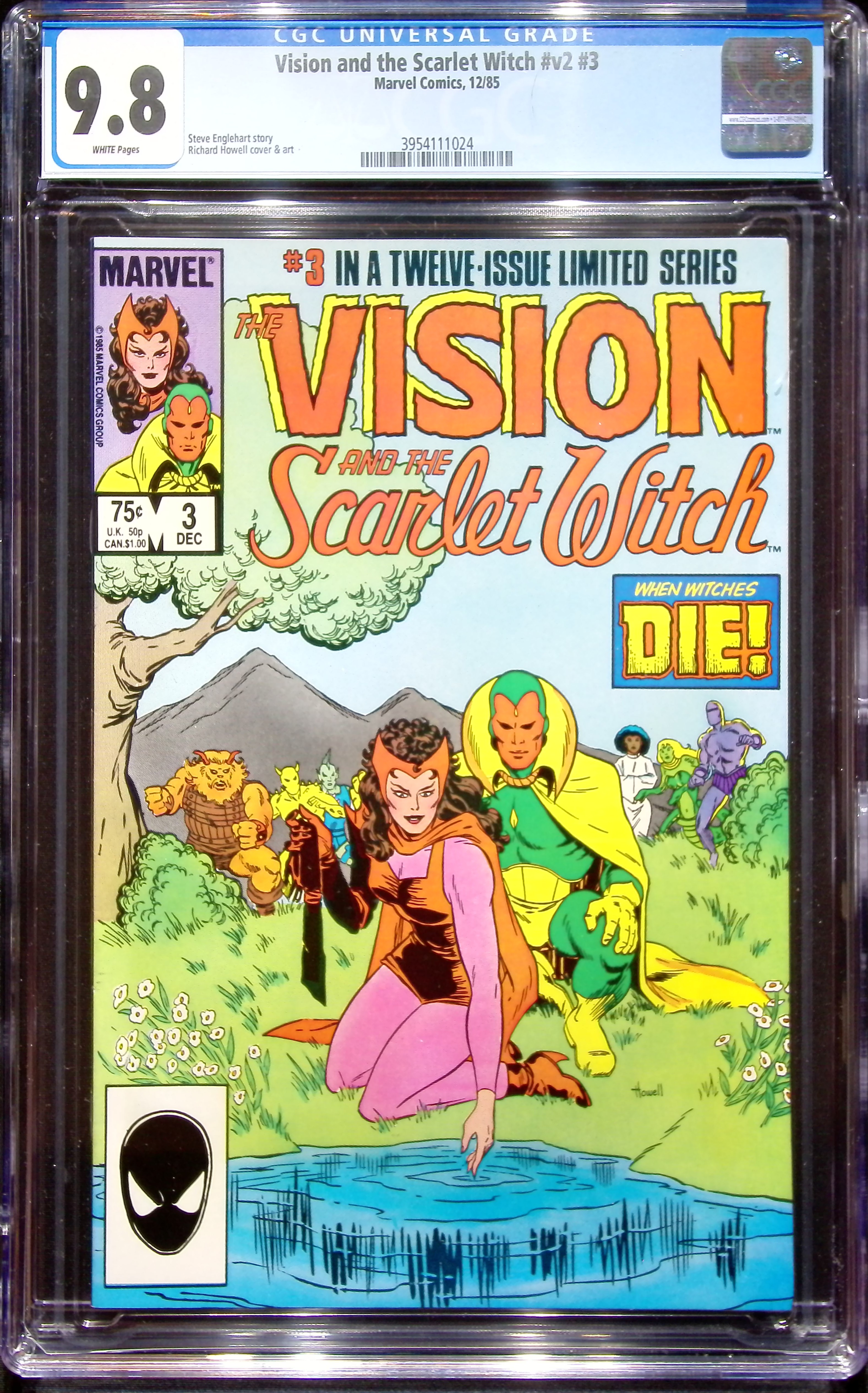 1985 Vision and the Scarlet Witch #v2 #3 CGC 9.8 Marvel Comics