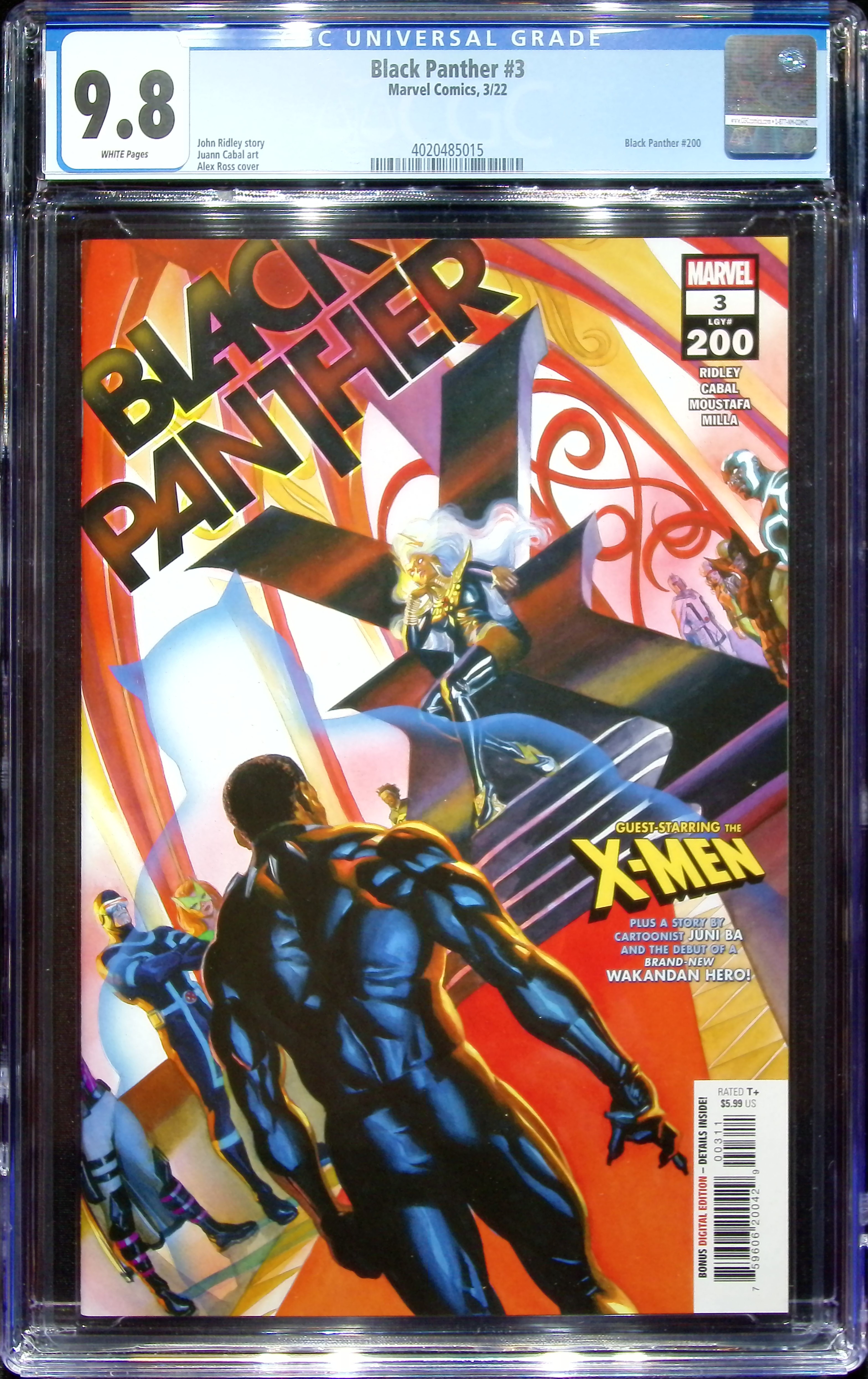 2022 Black Panther #3 CGC 9.8 Marvel Comics
