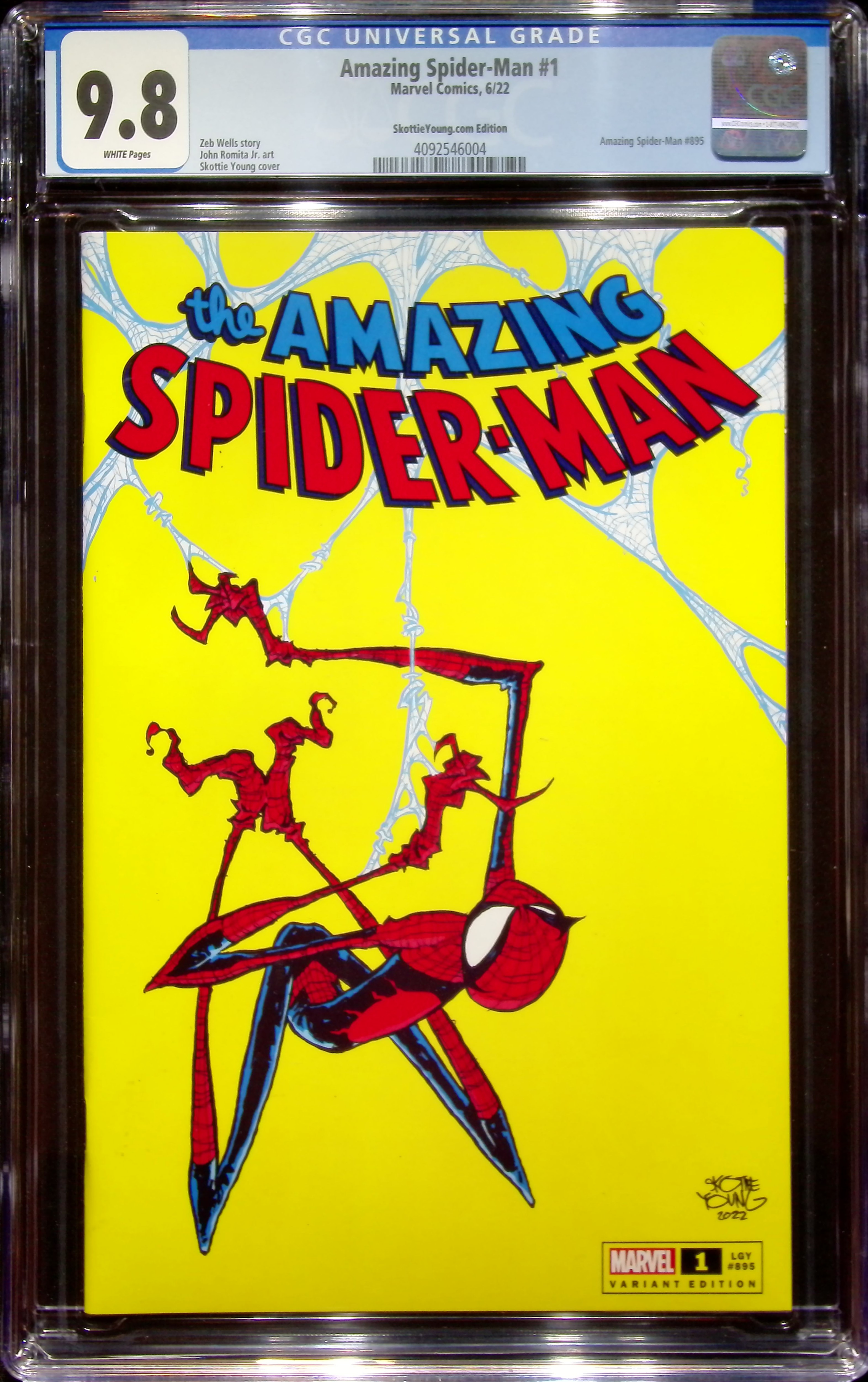 2022 Amazing Spider-Man #1 CGC 9.8 Marvel Comics