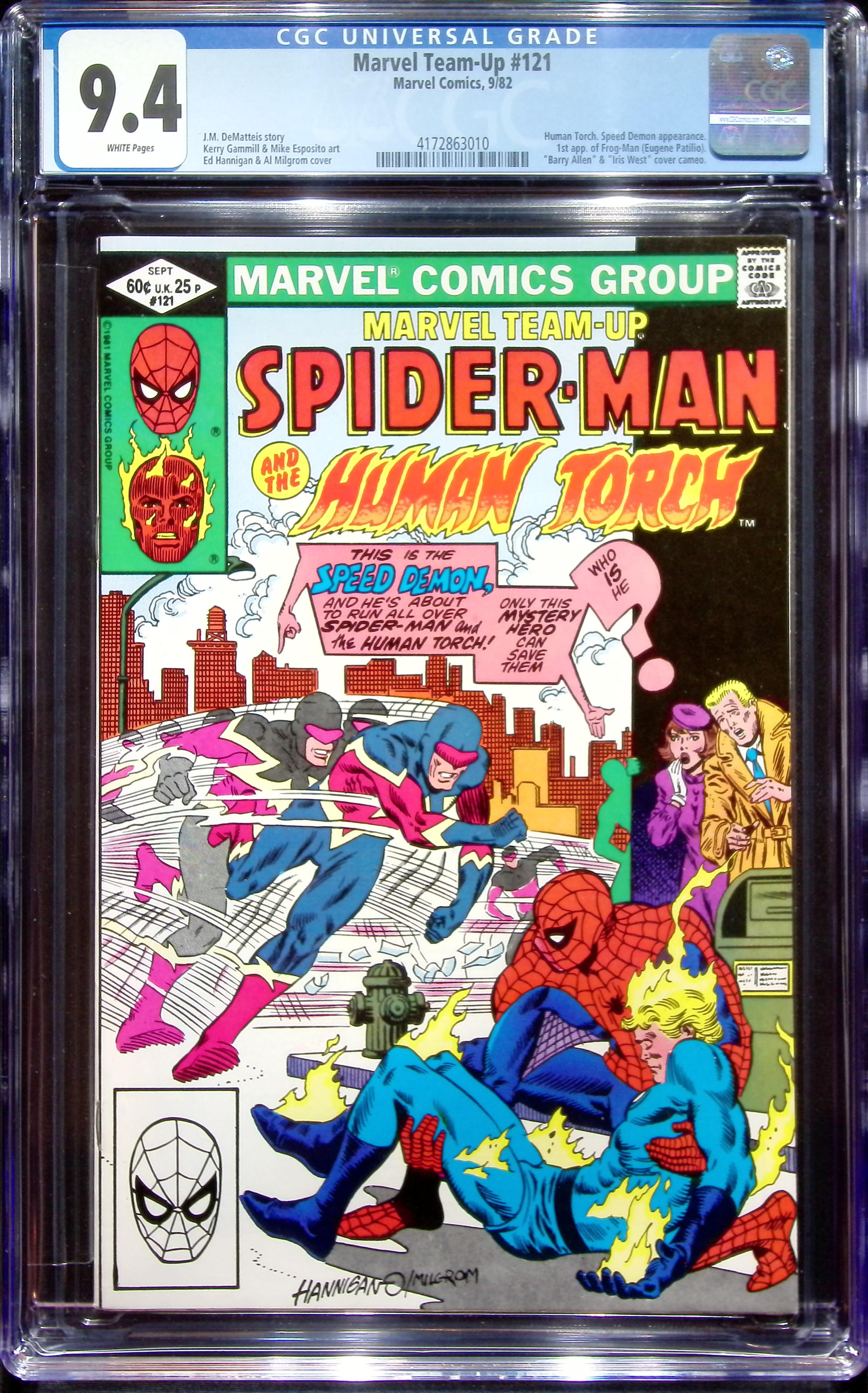 1982 Marvel Team-Up #121 CGC 9.4 Marvel Comics