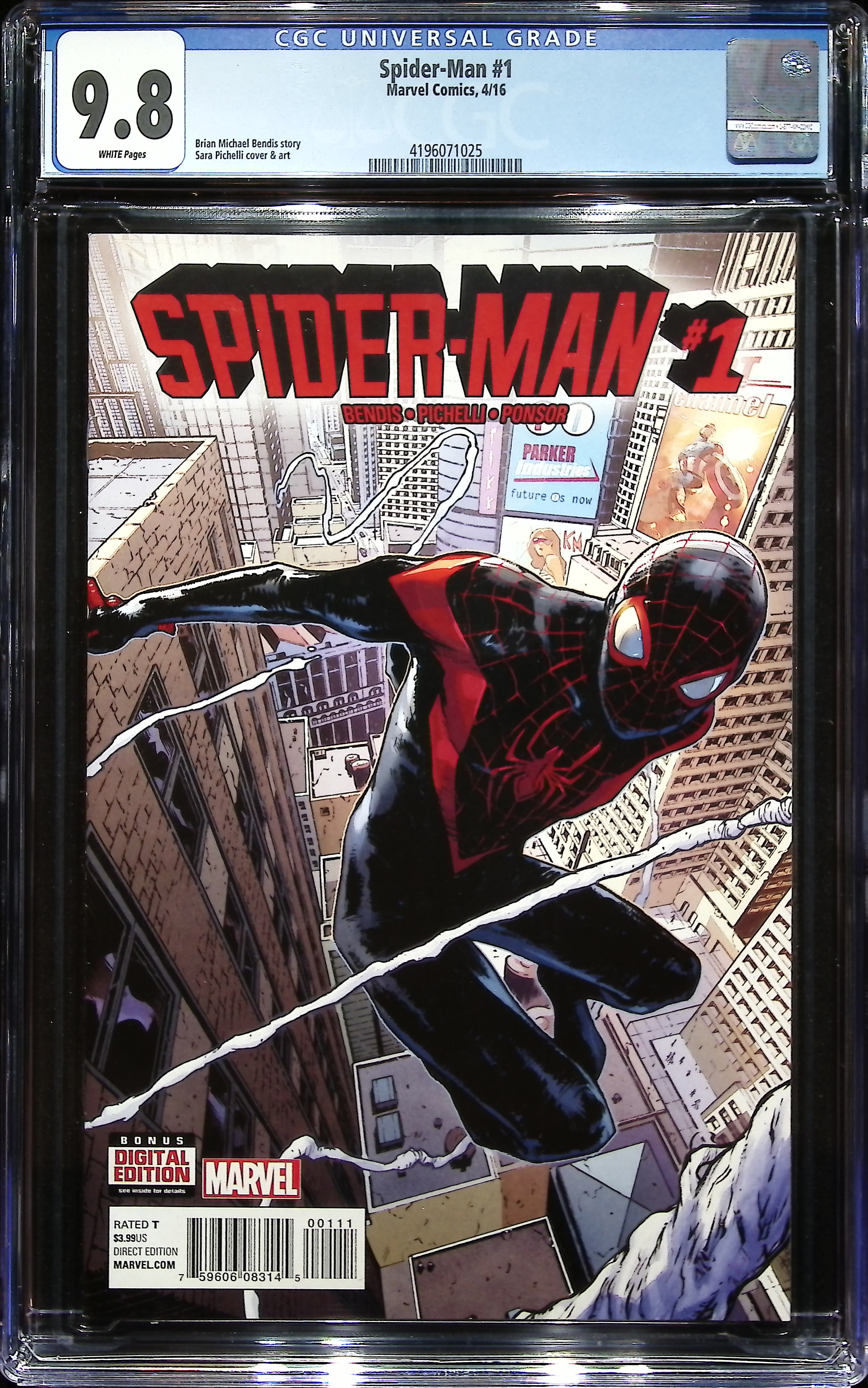 2016 Spider-Man #1 CGC 9.8 Marvel Comics