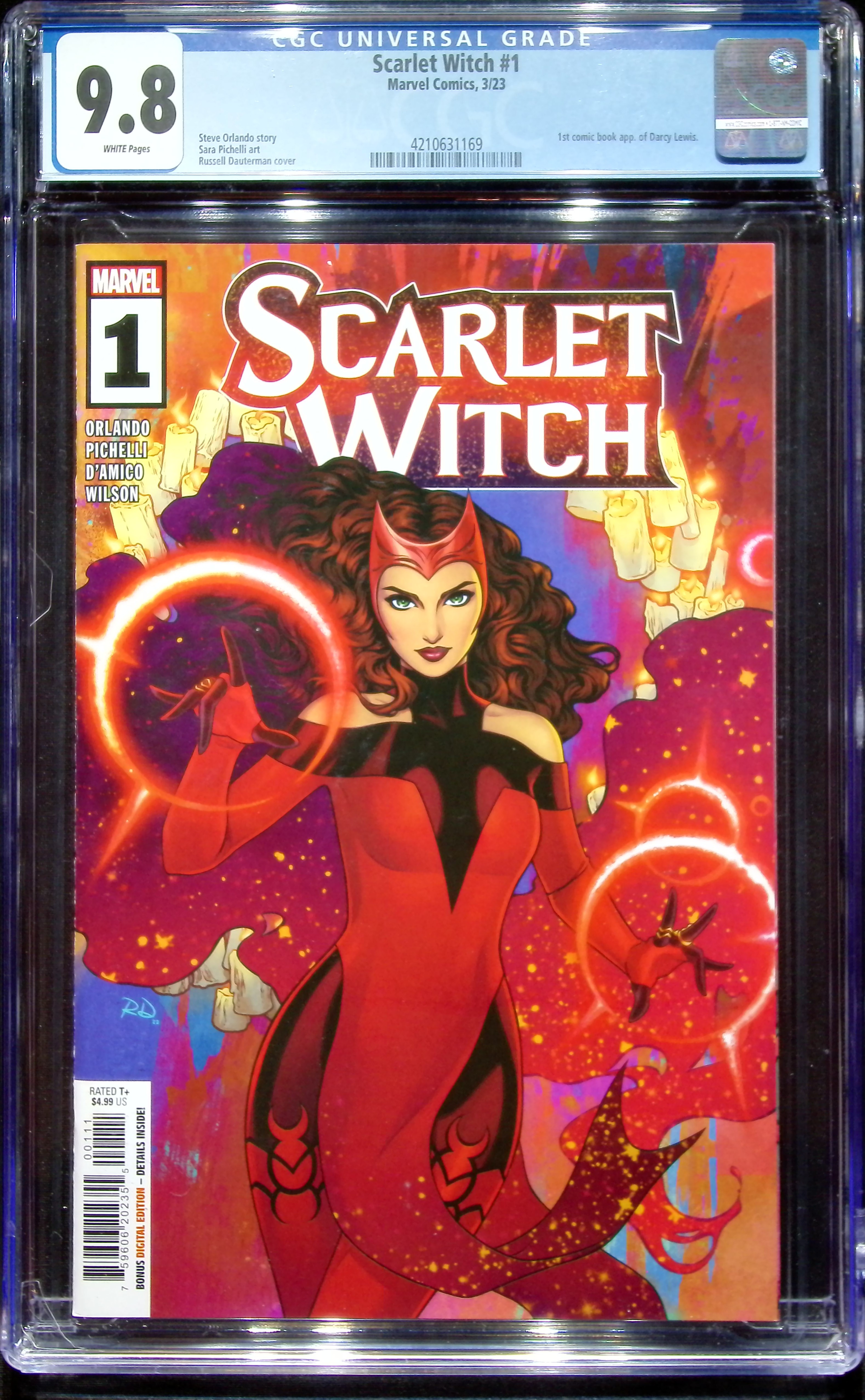 2023 Scarlet Witch #1 CGC 9.8 Marvel Comics