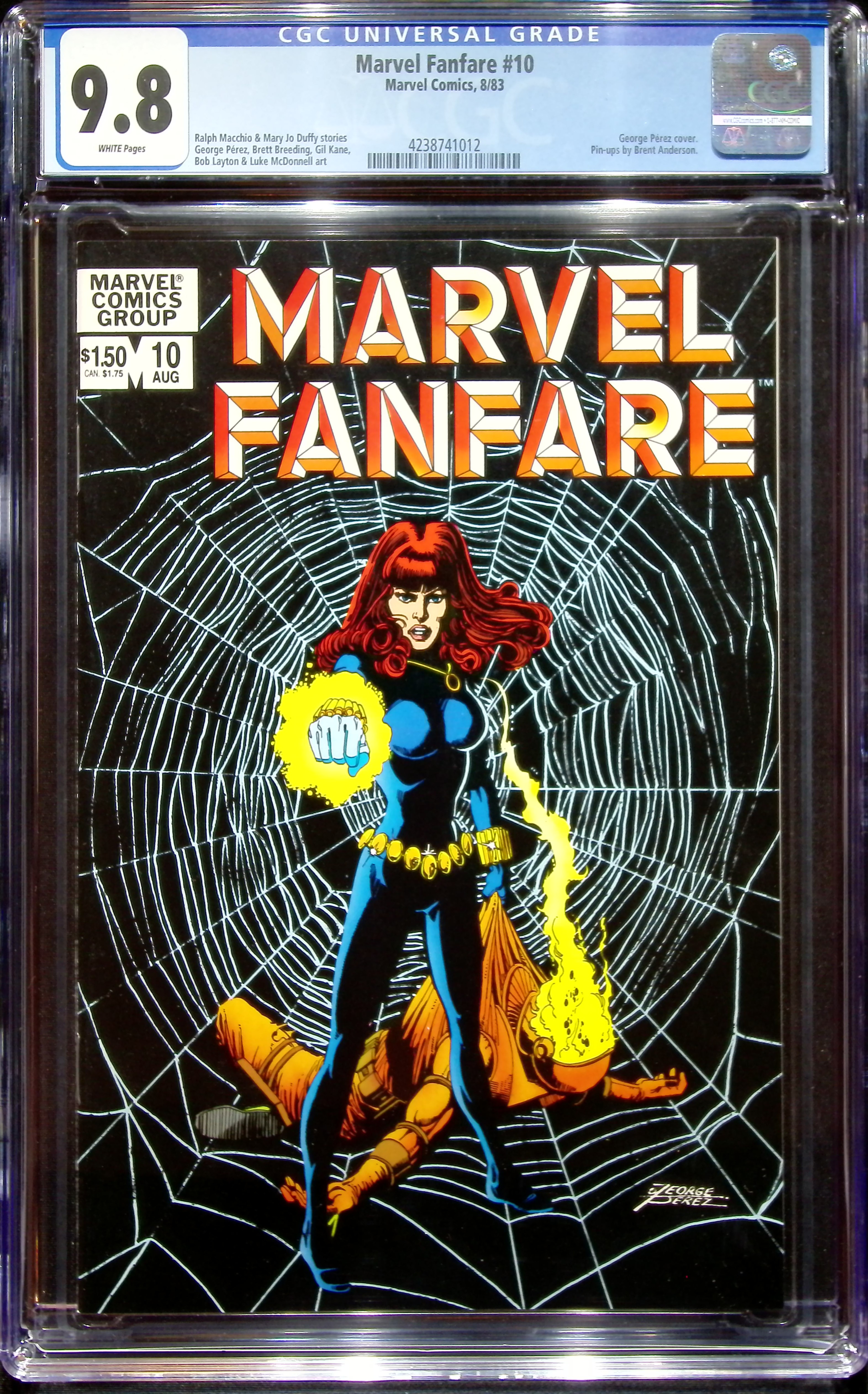 1983 Marvel Fanfare #10 CGC 9.8 Marvel Comics