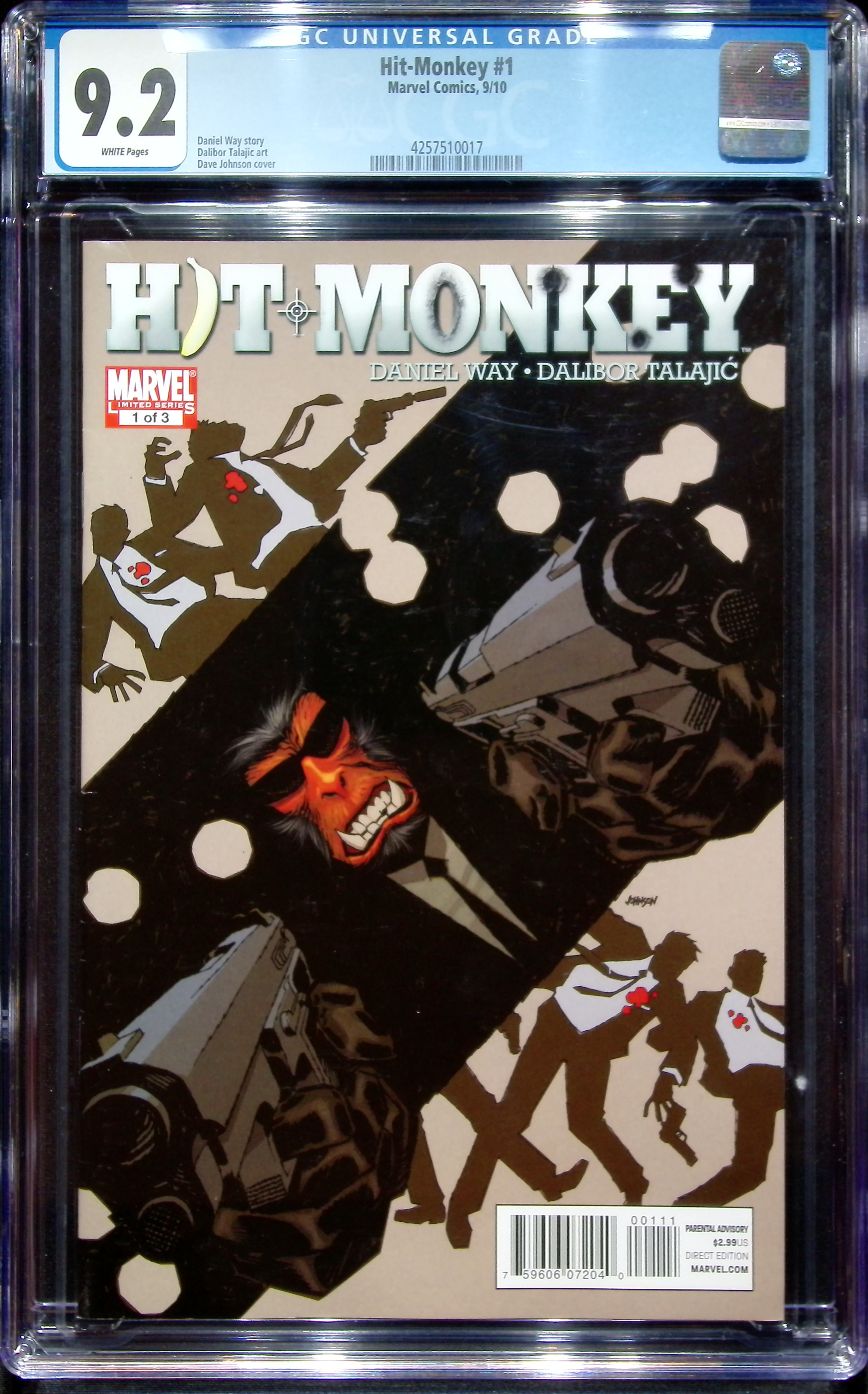 2010 Hit-Monkey #1 CGC 9.2 Marvel Comics
