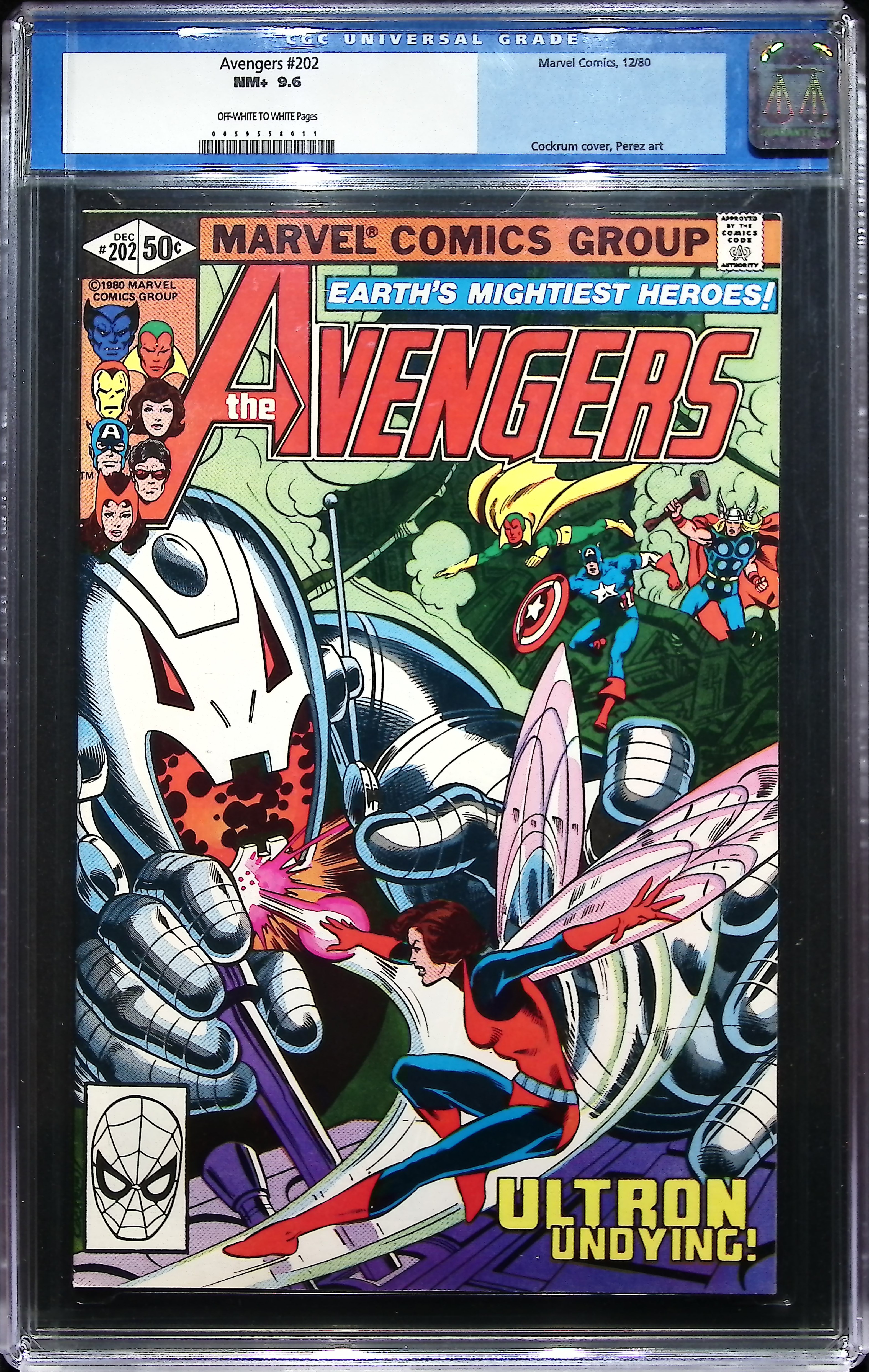 1980 Avengers #202 CGC 9.6 Marvel Comics