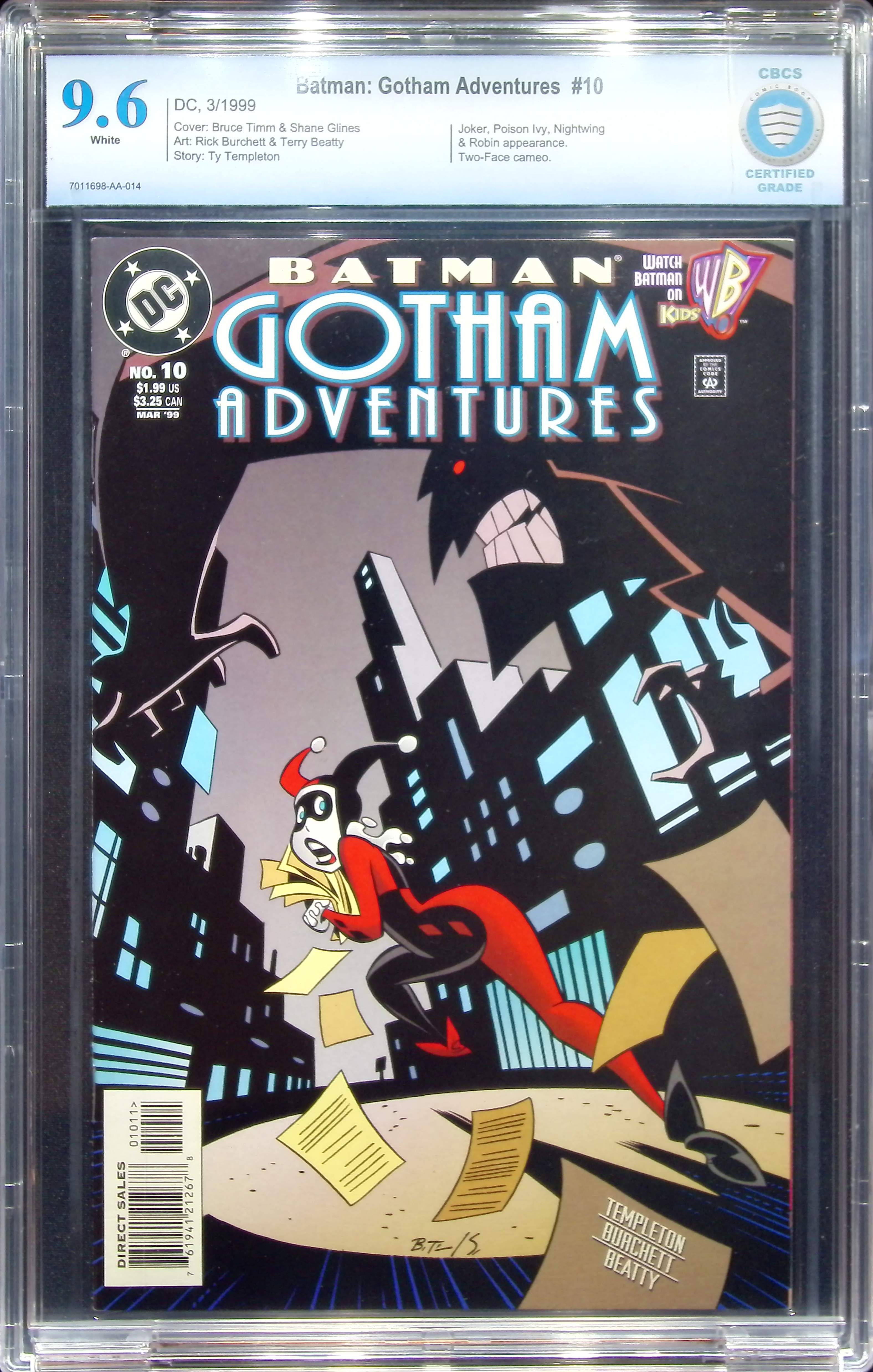 1999 Batman: Gotham Adventures #10 CBCS 9.6 DC Comics