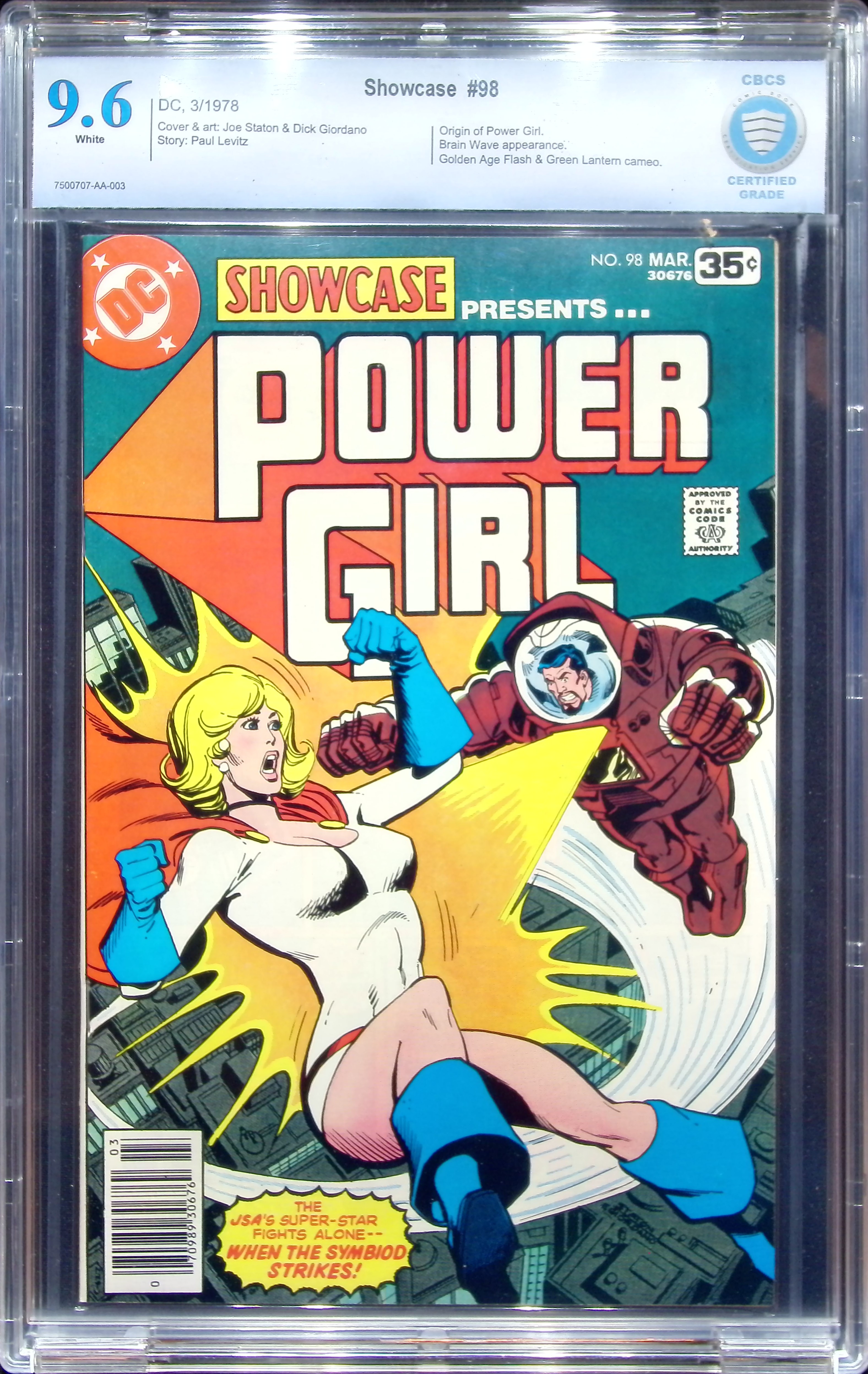 1978 Showcase #98 CBCS 9.6 Marvel Comics