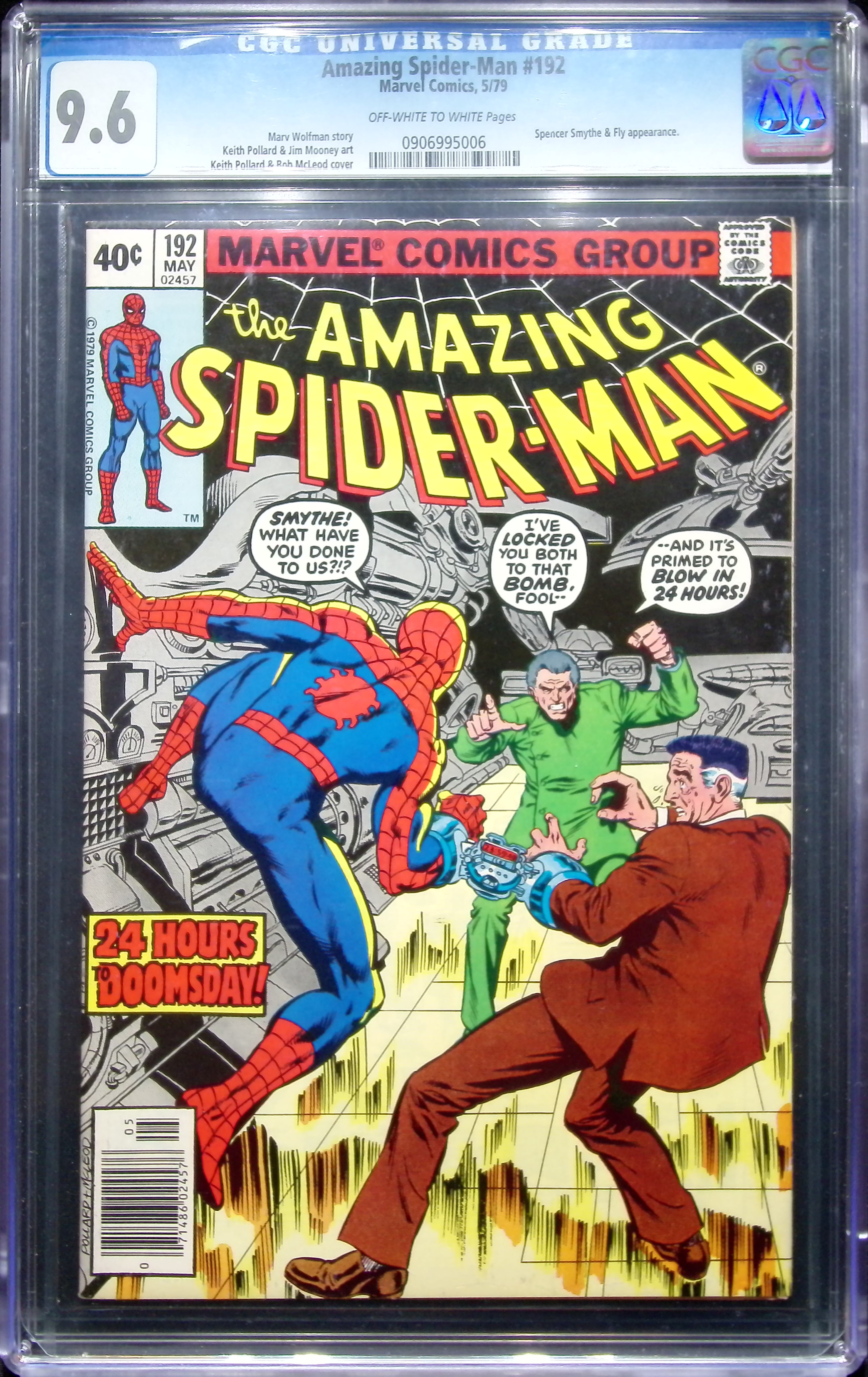1979 Amazing Spider-Man #192 CGC 9.6 Marvel Comics